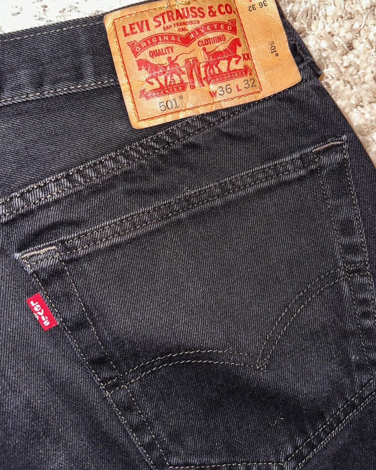 Levi's Levis 501 Custom Flare Size US 36 / EU 52 - 4 Thumbnail