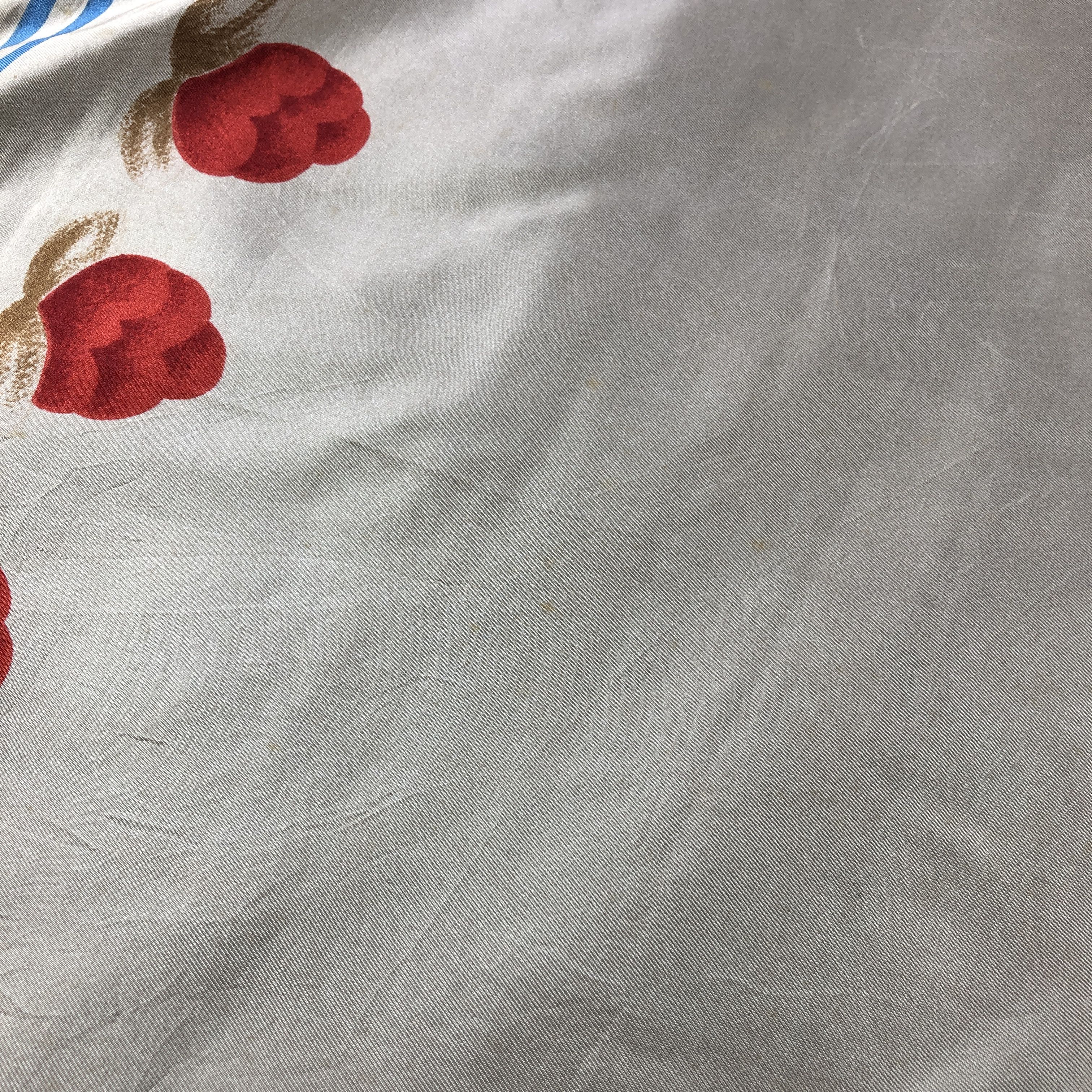 Emanuel Ungaro Emanuel Ungaro Floral Hand Rolled Silk Scarf M1055 Size ONE SIZE - 10 Thumbnail