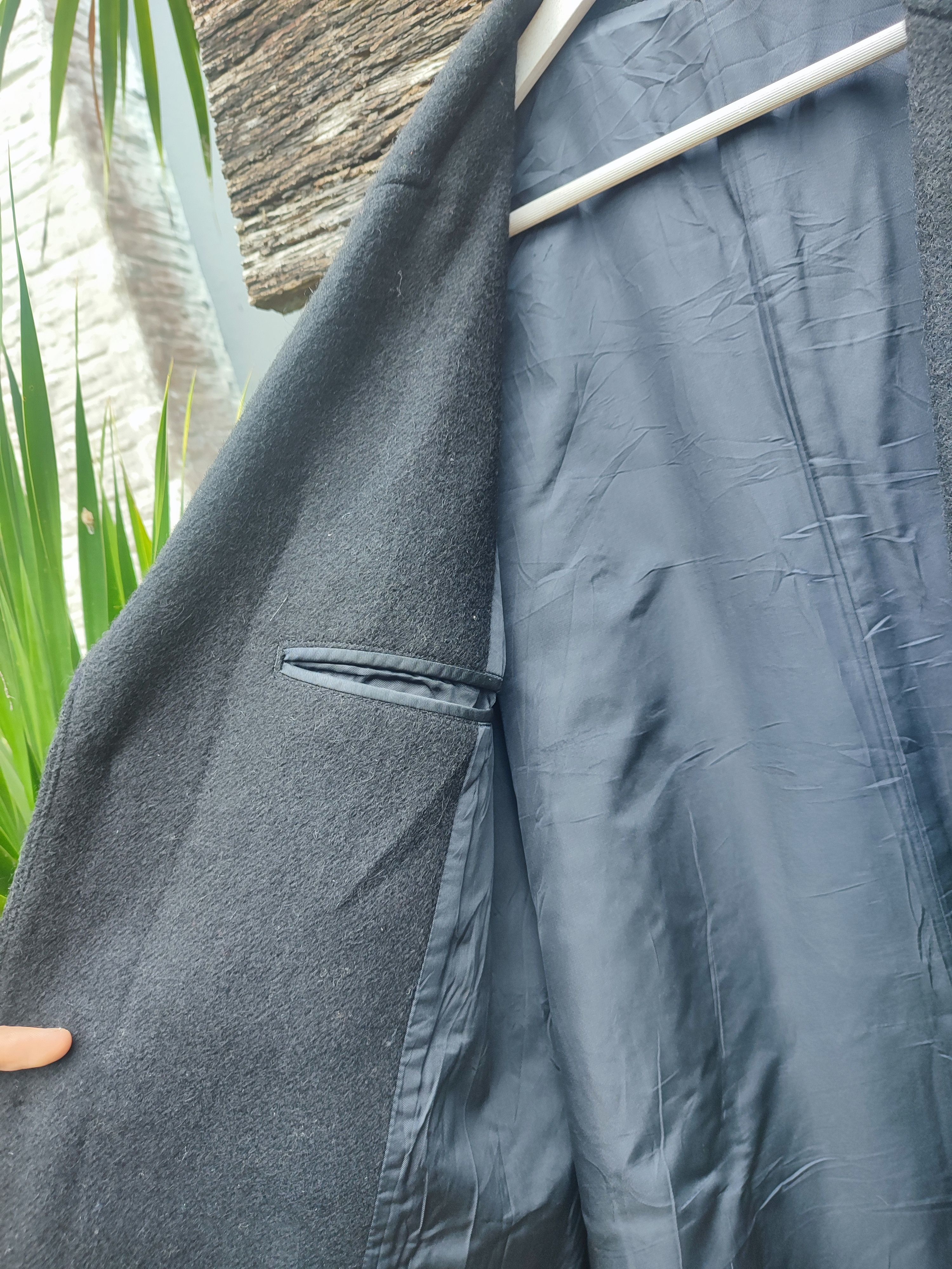 Yohji Yamamoto Y’s by Yohji Yamamoto Charcoal Wool Oversized Overcoat Size US XL / EU 56 / 4 - 11 Thumbnail