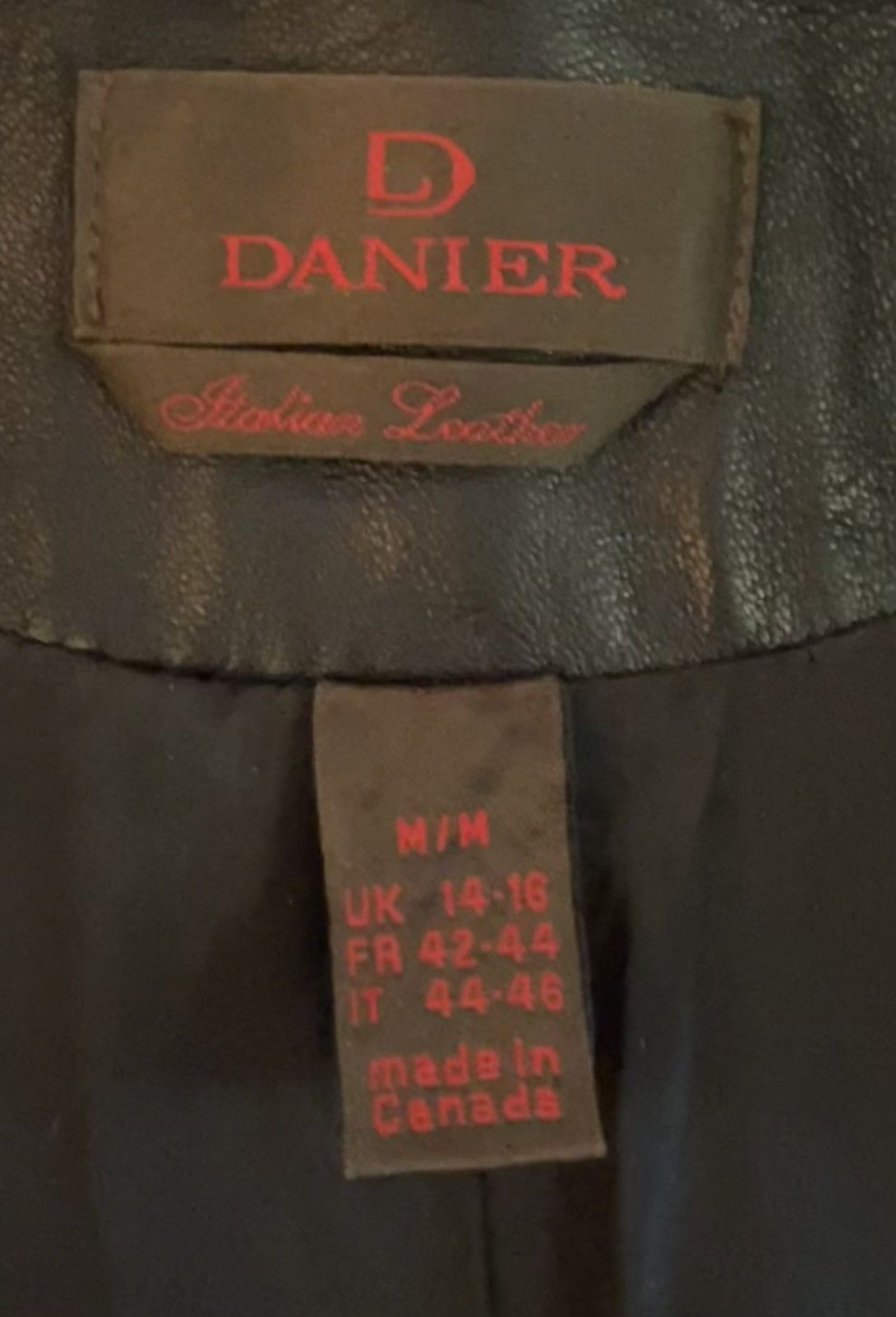 Danier Women’s Danier Black Italian Soft Leather Jacket Size M Size M / US 6-8 / IT 42-44 - 8 Thumbnail