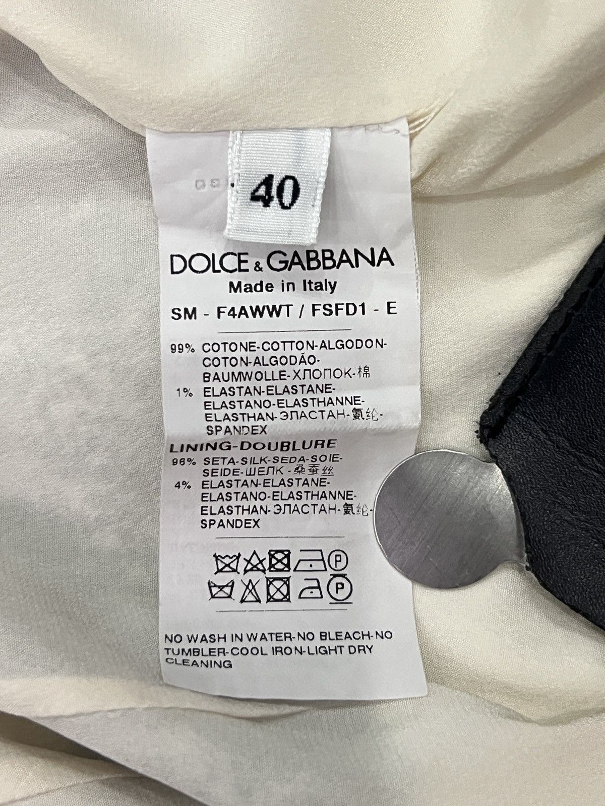 Dolce & Gabbana Dolce & Gabbana Navy Stripe Double-Breasted Skirt Size S / US 4 / IT 40 - 14 Thumbnail