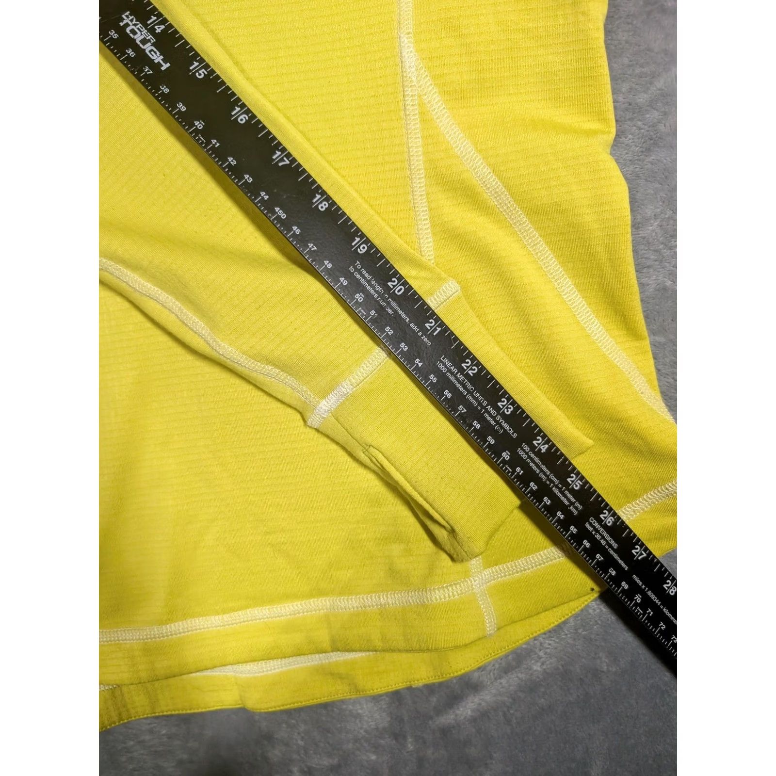 Eddie Bauer VINTAGE Eddie Bauer First Ascent Pullover Womens M Yellow 1/4 Zip Thermal Fleece Size M / US 6-8 / IT 42-44 - 4 Thumbnail