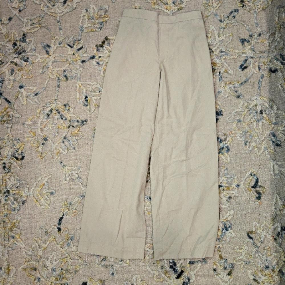 Madewell Madewell Pull-On Straight Pants in Drapey Twill Size 26" / US 2 / IT 38 - 2 Thumbnail