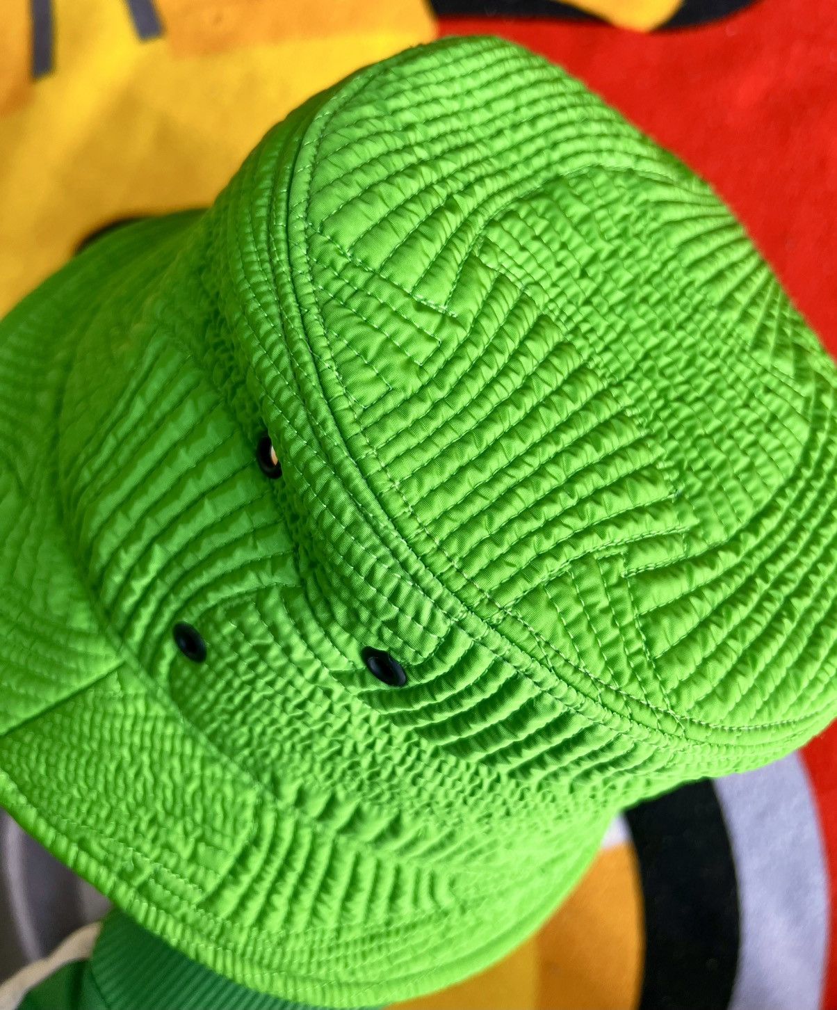 Bottega Veneta Bottega Veneta Bucket Hat Acid Green Intrecciato Nylon new S Size ONE SIZE - 14 Thumbnail