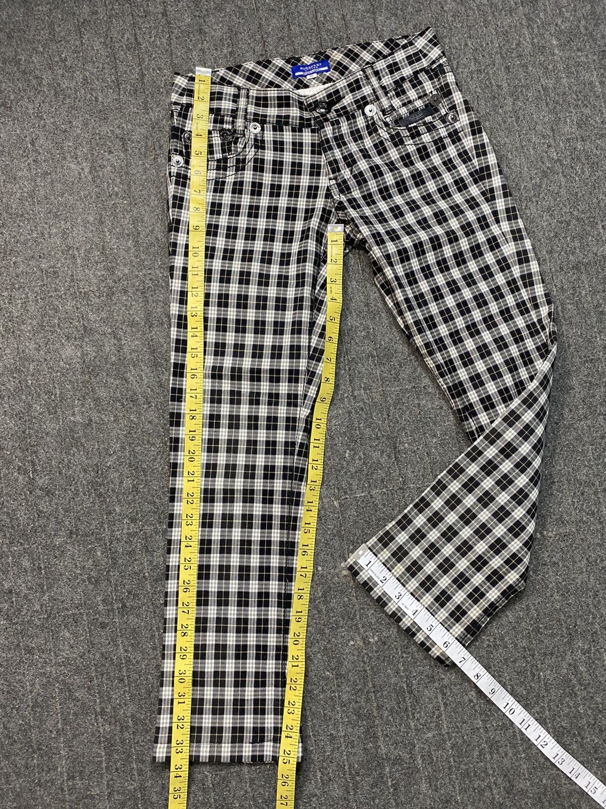 Burberry Hype Burberry Blue Label Black White Plaid Size 28" / US 6 / IT 42 - 12 Thumbnail