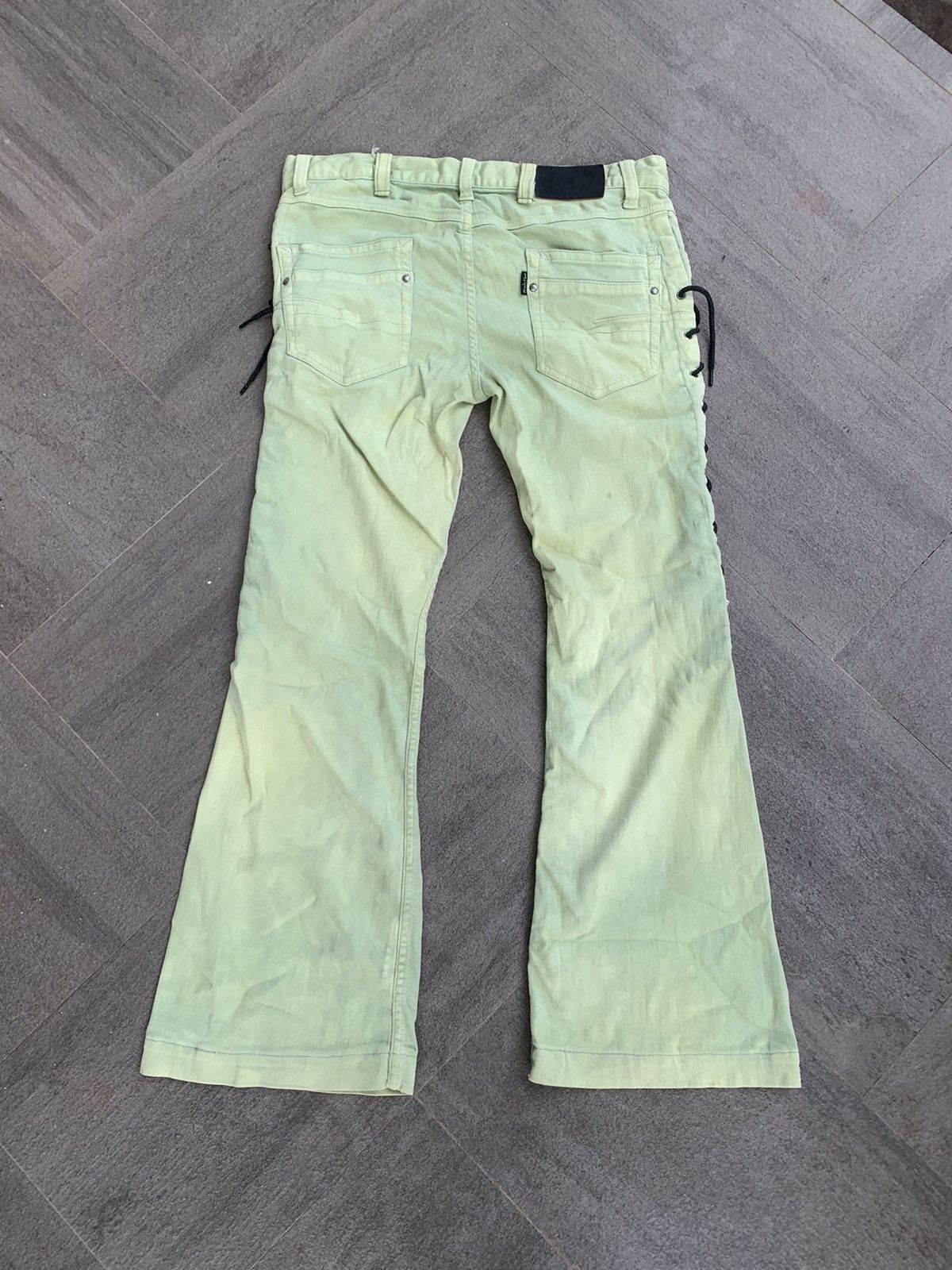 Tornado Mart Flared Sunfaded Tornado Mart Lace Pants Size US 35 - 3 Thumbnail