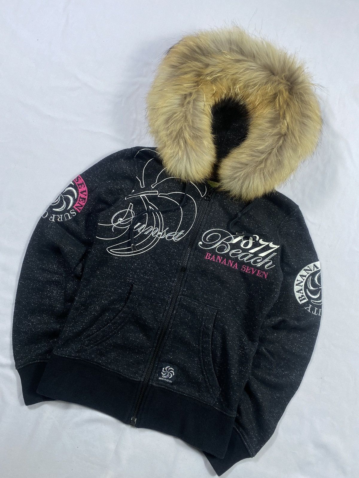 20471120 Japanese Banan Seven Zip Fur hoodie Size US S / EU 44-46 / 1 - 2 Thumbnail