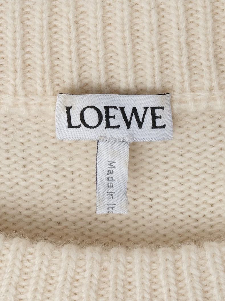Loewe LOEWE White sweater in beige Size M / US 6-8 / IT 42-44 - 8 Thumbnail