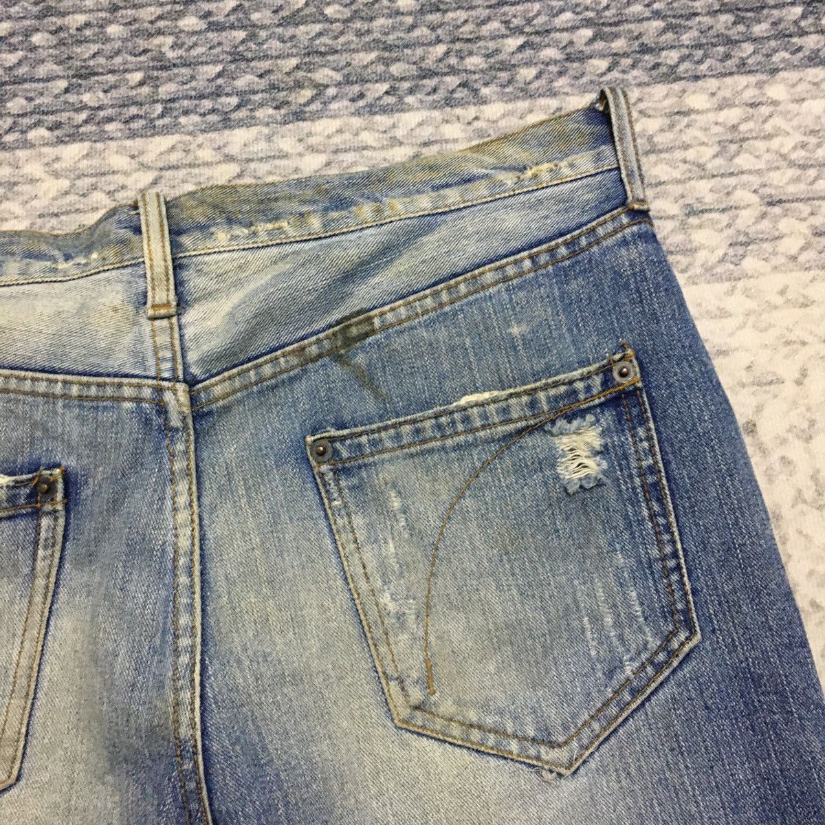 Japanese Brand Dirty & Distress Japanese Brand Punk Rock Denim Size US 31 - 12 Thumbnail