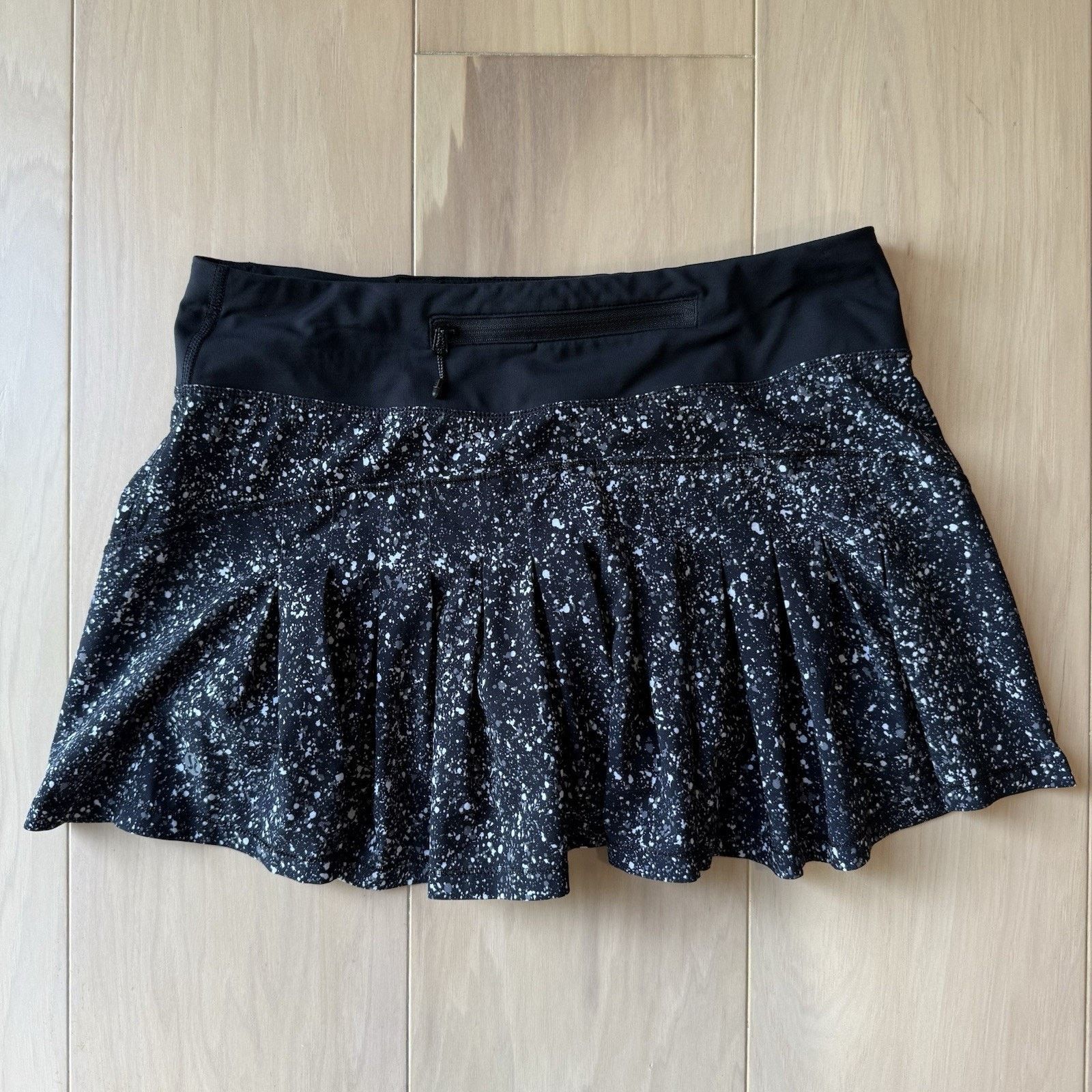 Lululemon Lululemon Circuit Breaker Skirt 4 Black Speckle Sportswear Size 27" / US 4 / IT 40 - 2 Thumbnail