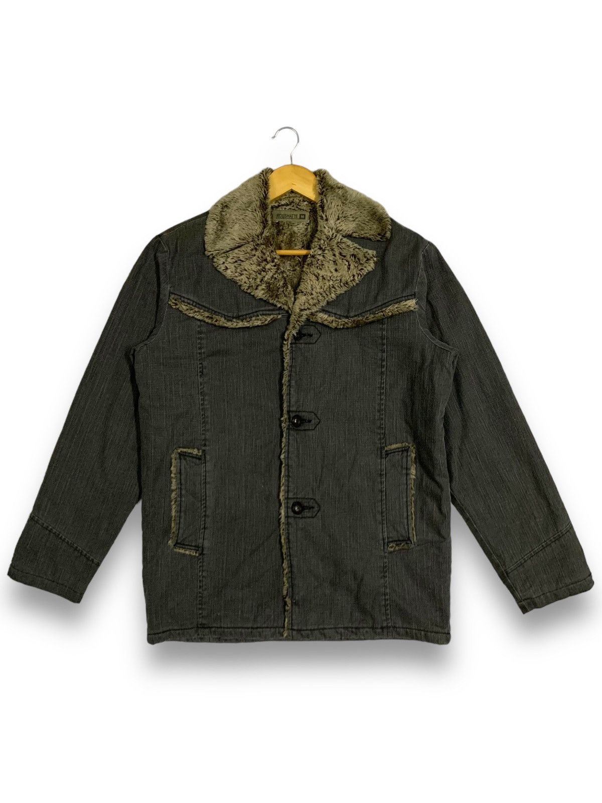Japanese Brand Japanese Brand Roushatte Sherpa Lined Denim Style Jacket Size US M / EU 48-50 / 2 - 1 Thumbnail