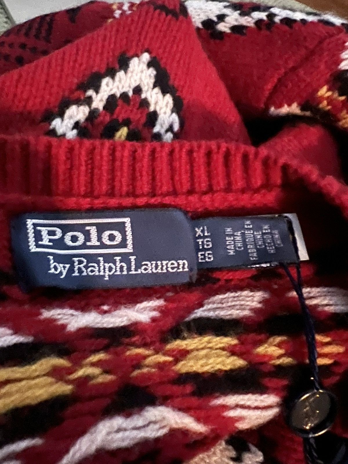 Polo Ralph Lauren Polo Ralph Lauren Western Inspired Fair Isle Wool Sweater Size US XL / EU 56 / 4 - 3 Thumbnail