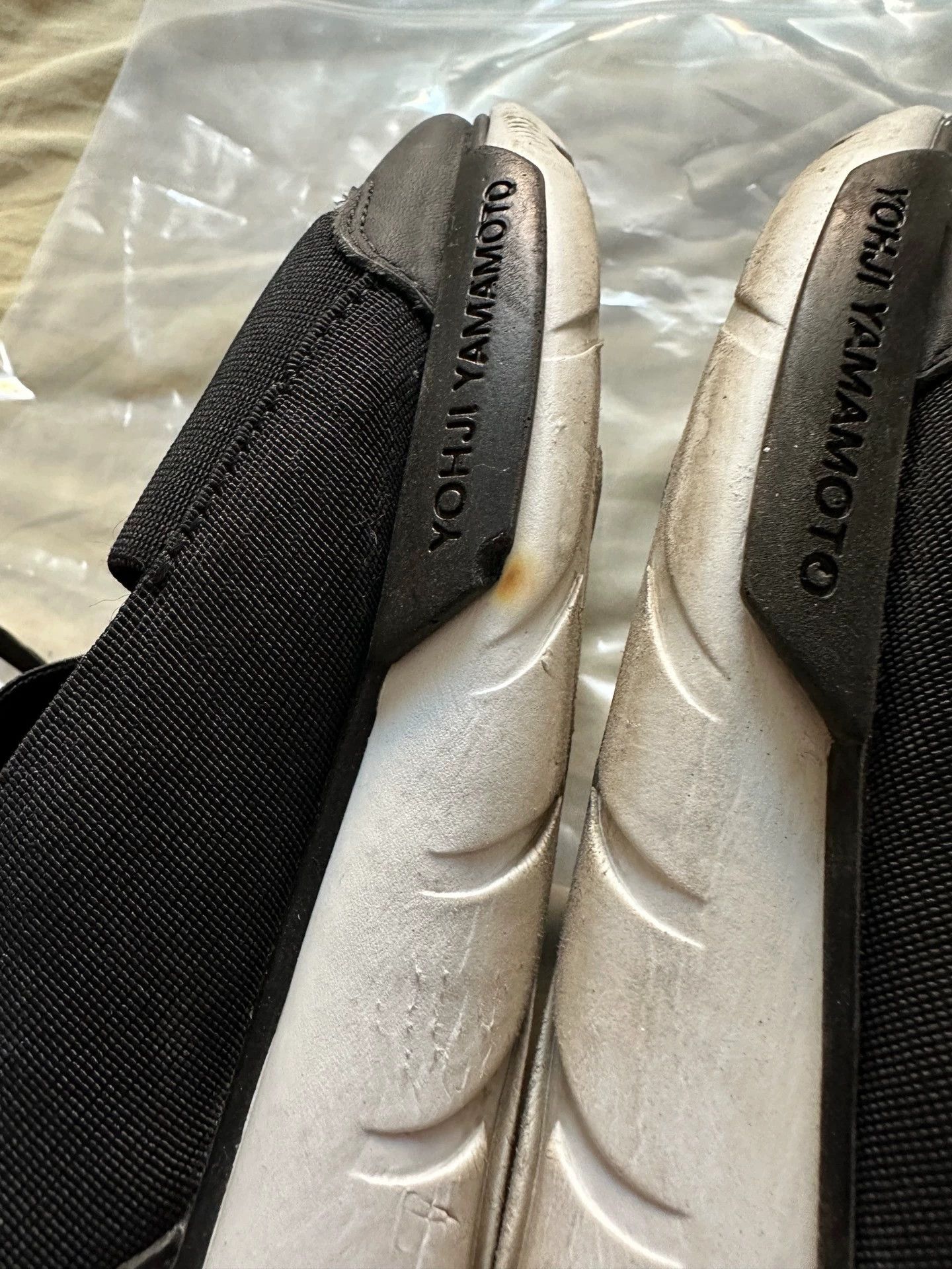 Y-3 Y-3 Qasa High 16SS Men's Black White Samurai Sneaker Size US 8.5 / EU 41-42 - 6 Thumbnail
