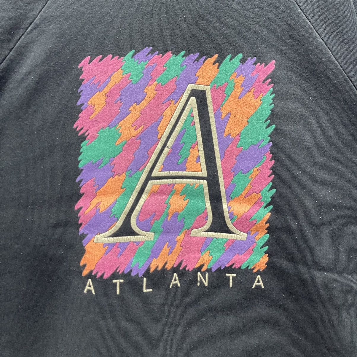 Vintage Vintage Atlanta Graphic Sweatshirt (1990s) Size US L / EU 52-54 / 3 - 3 Thumbnail