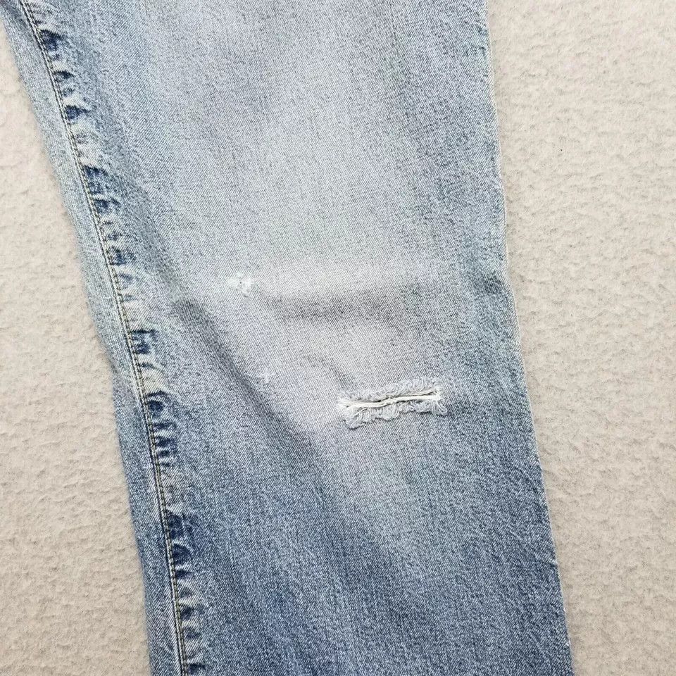 Lucky Brand VINTAGE Lucky Brand Womens 28x29 Denim Distressed Flared Size 28" / US 6 / IT 42 - 5 Thumbnail