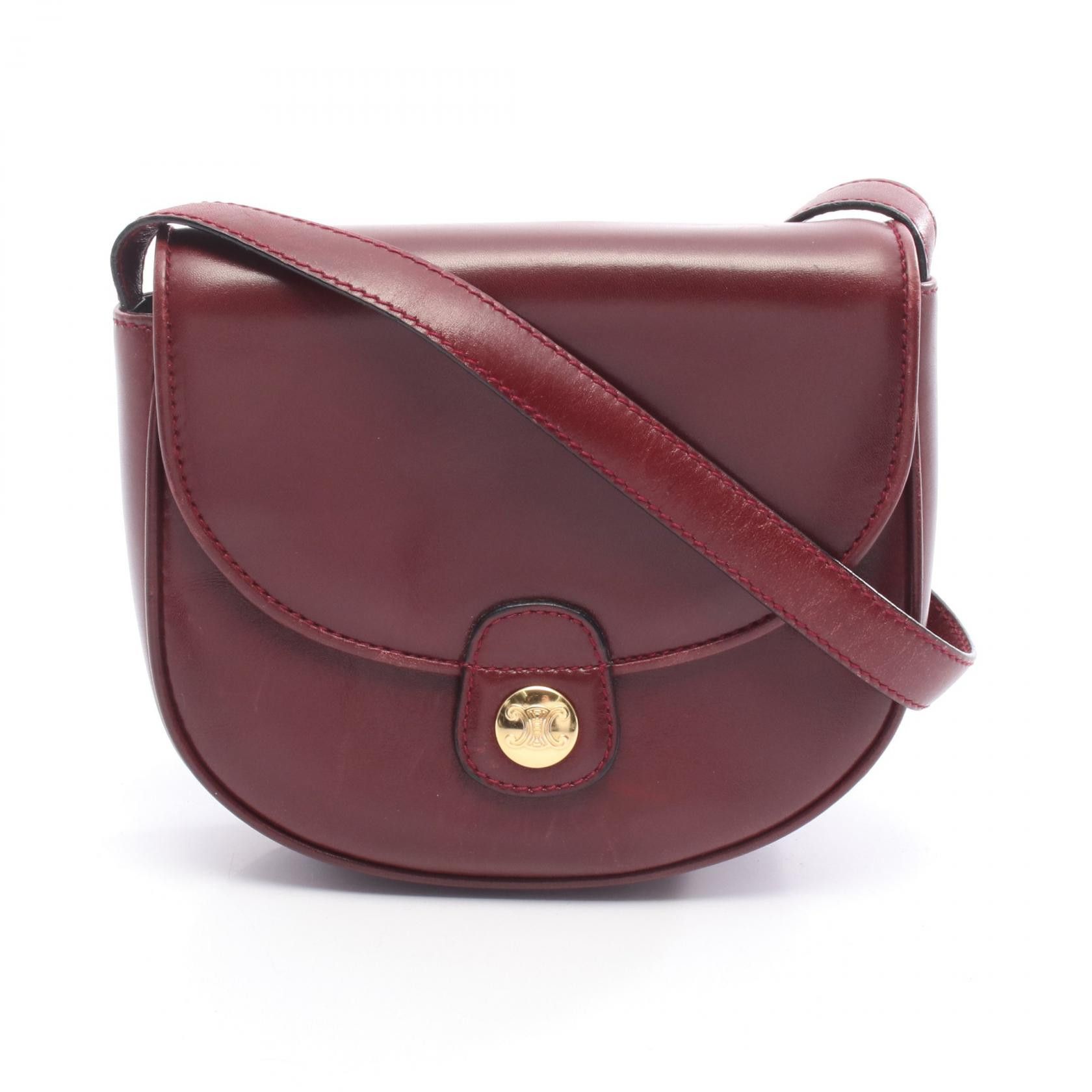 Celine Celine CELINE Triomphe Leather Shoulder Bag Leather Shoulder Bag DUTY FREE for USA Size ONE SIZE - 1 Thumbnail