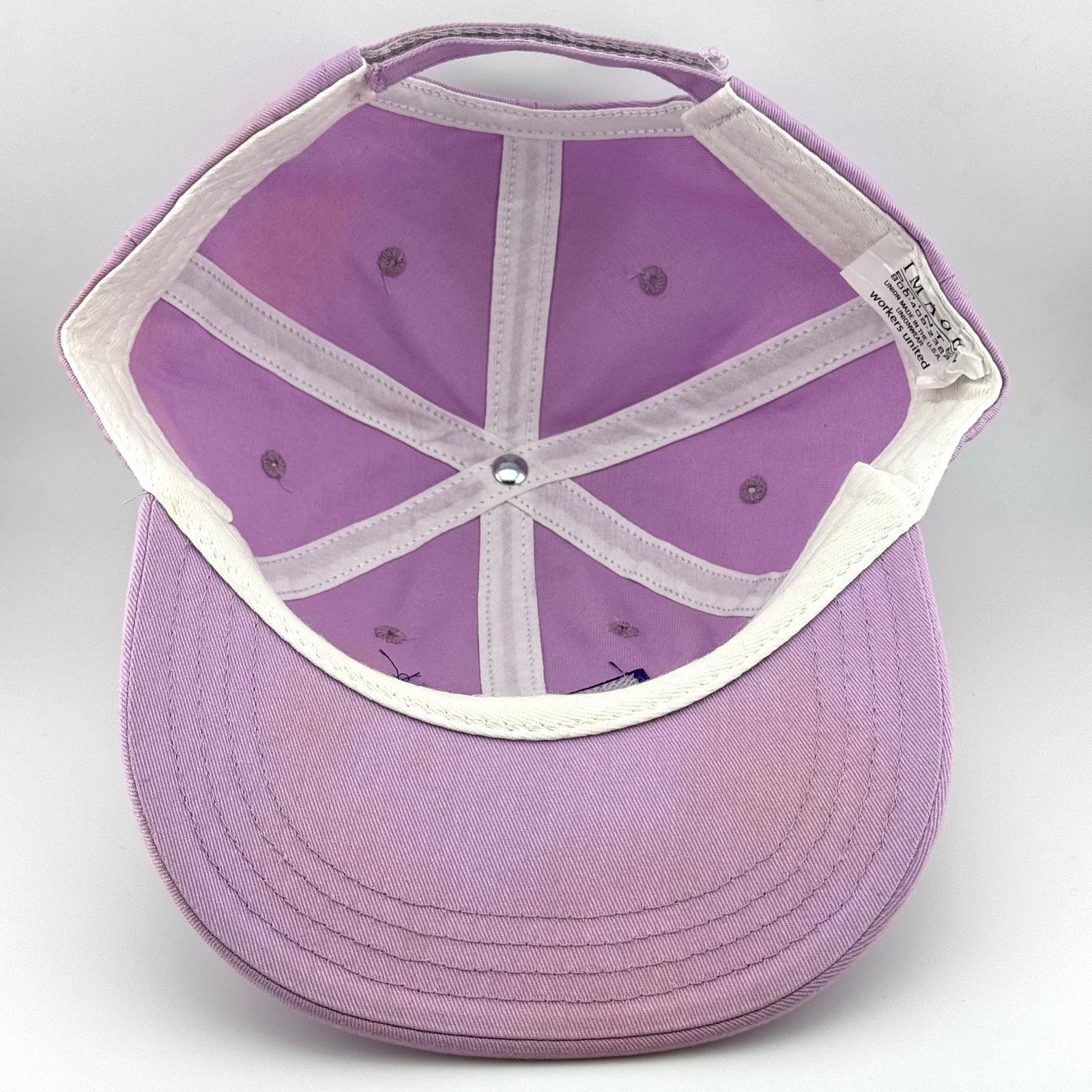 Vintage Vintage SEIU 775 Purple Dad Hat Union Made USA Cap Size ONE SIZE - 4 Thumbnail