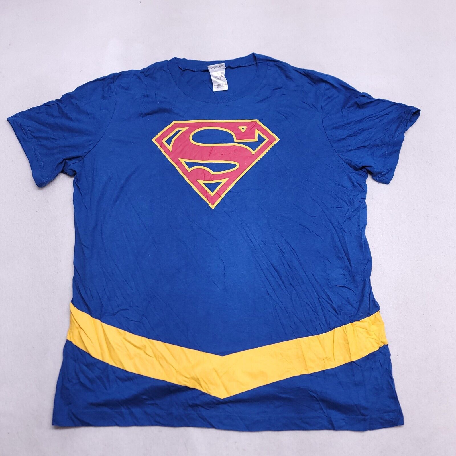 DC DC Comics Superman Short Sleeve T Shirt Womens Size 1X Blue Size XL / US 12-14 / IT 48-50 - 2 Thumbnail