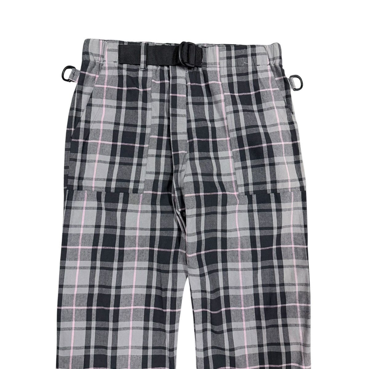 Montage Vtg🔥Montage Zipper Fatigue Pocket Tartan Pants Size US 33 - 3 Thumbnail