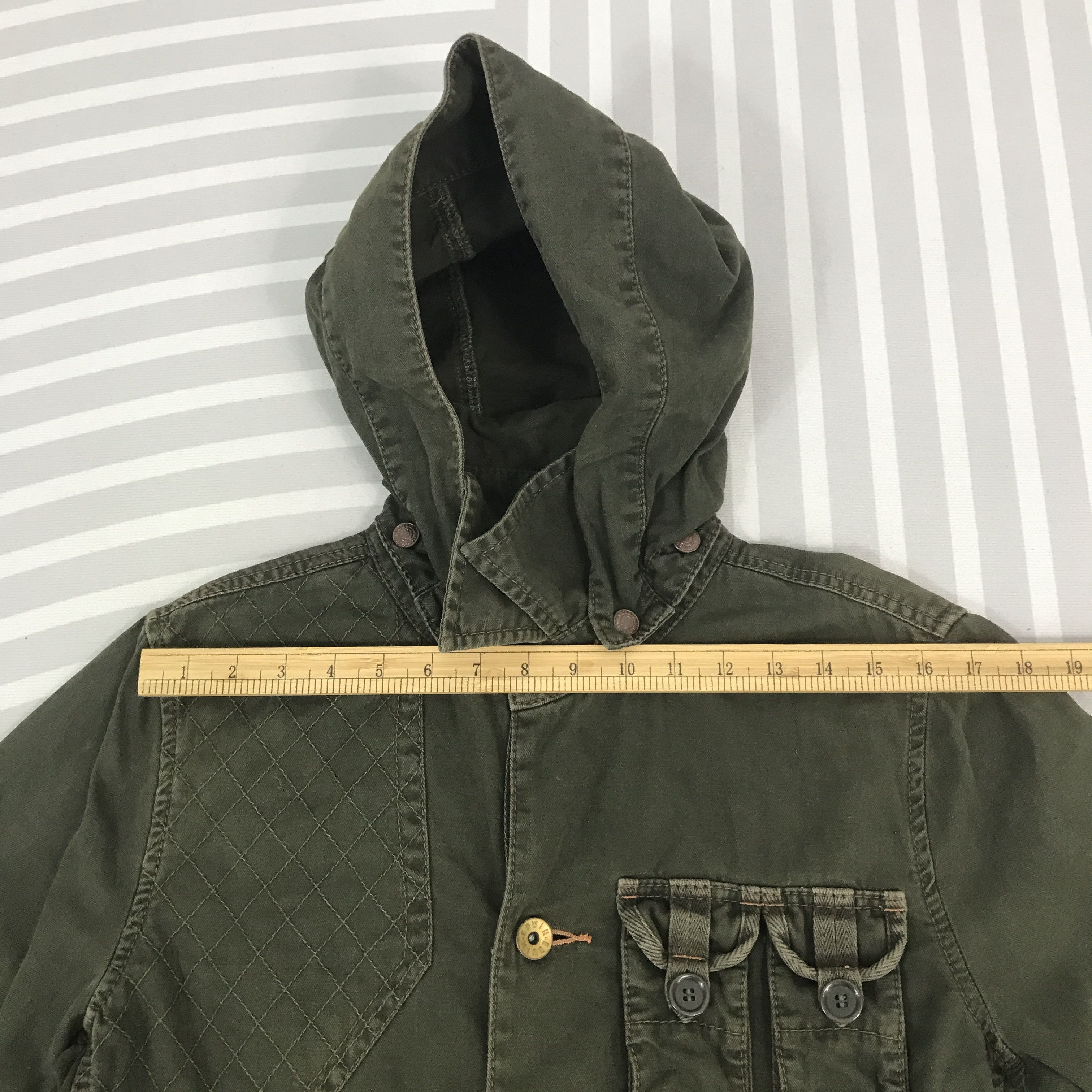 Edwin × Japanese Brand × Vintage Vintage Edwin button multi pocket green Jacket Size US M / EU 48-50 / 2 - 5 Thumbnail