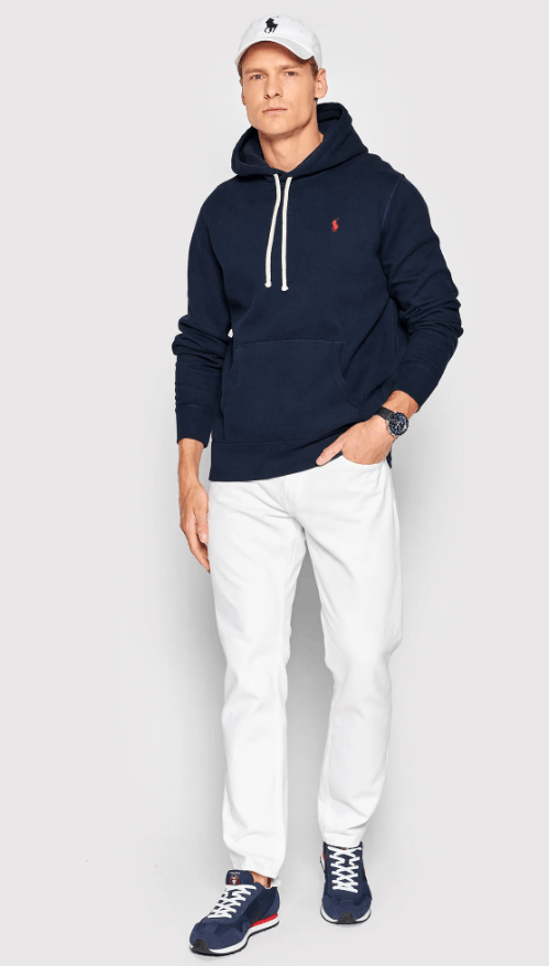 Polo Ralph Lauren POLO RALPH LAUREN HOODIE M CLASSICS 1 NAVY 710766778007-M Size US M / EU 48-50 / 2 - 3 Thumbnail