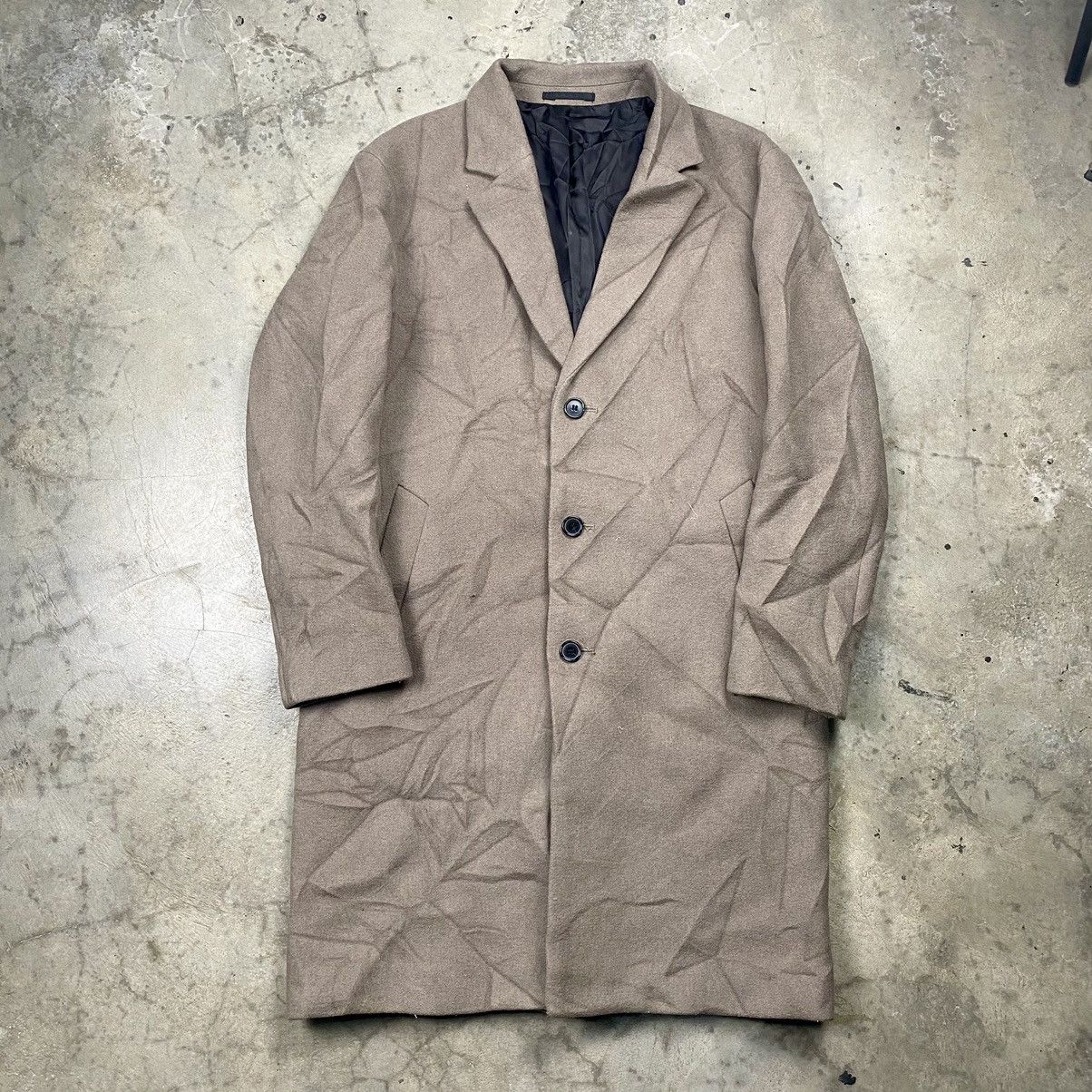 Giordano × Vintage × Woolrich Woolen Mills Vintage Giordano Wool Trench Coat Size US L / EU 52-54 / 3 - 1 Thumbnail