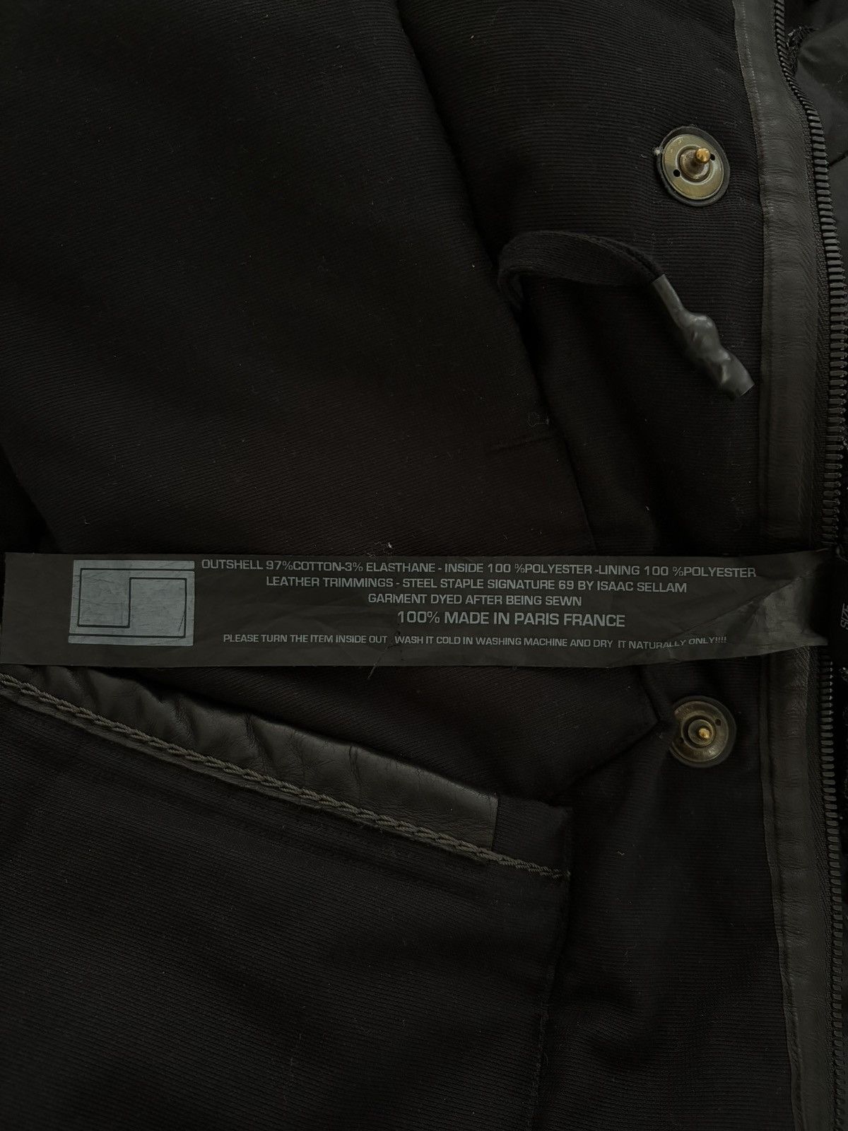 Isaac Sellam Experience Isaac Sellam FW25 press stud fastening padded parka jacket Size US M / EU 48-50 / 2 - 4 Thumbnail