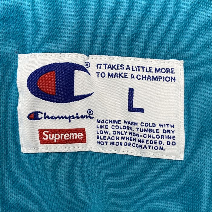 Supreme Supreme Champion Chrome Crewneck Dark Teal SS19 | Grailed