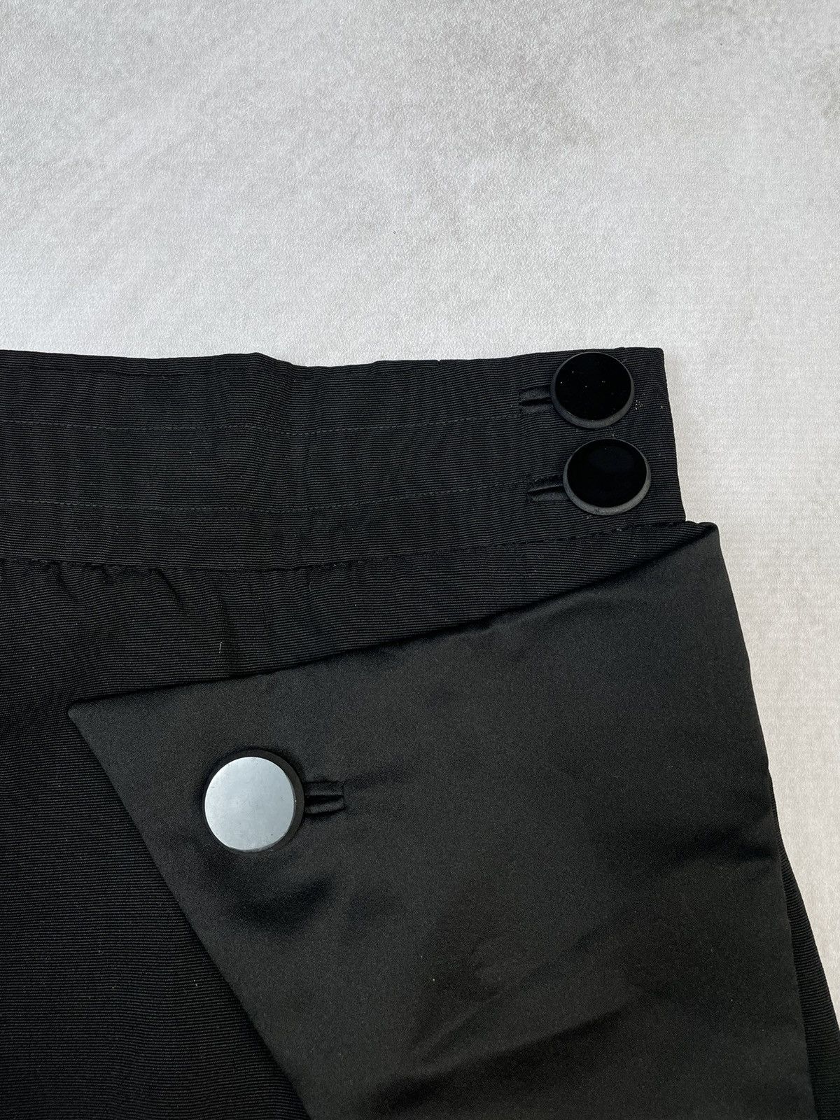 Yves Saint Laurent Fall 1988 Saint Laurent Rive Gauche 'Le Smoking' Skirt Size 23" - 5 Thumbnail