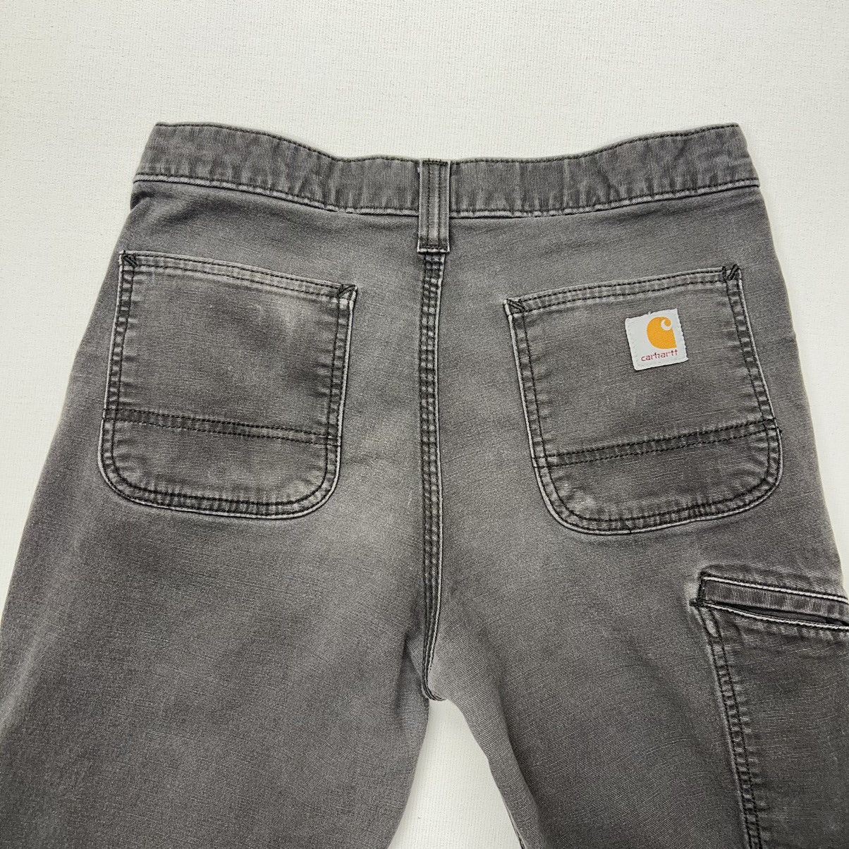 Carhartt Carhartt Pants Grey Relaxed Fit Carpenter Workwear Baggy Size US 30 / EU 46 - 10 Thumbnail
