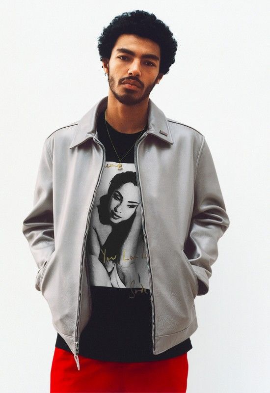 Schott × Supreme Supreme x Schott SS17 Silver Work Jacket Size US M / EU 48-50 / 2 - 7 Thumbnail