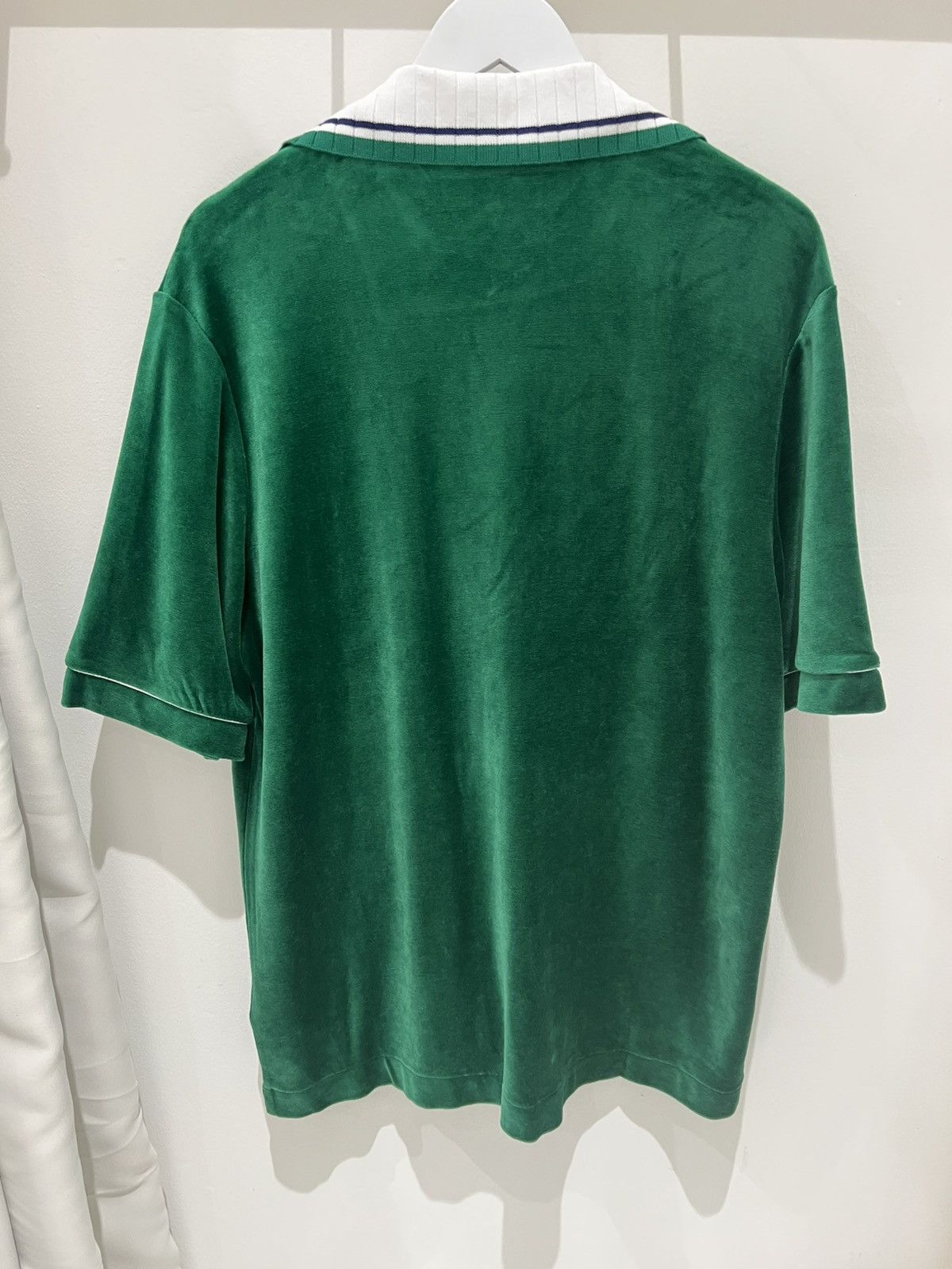 Casablanca Casablanca Velour Green Shirt Size S Size US S / EU 44-46 / 1 - 9 Thumbnail