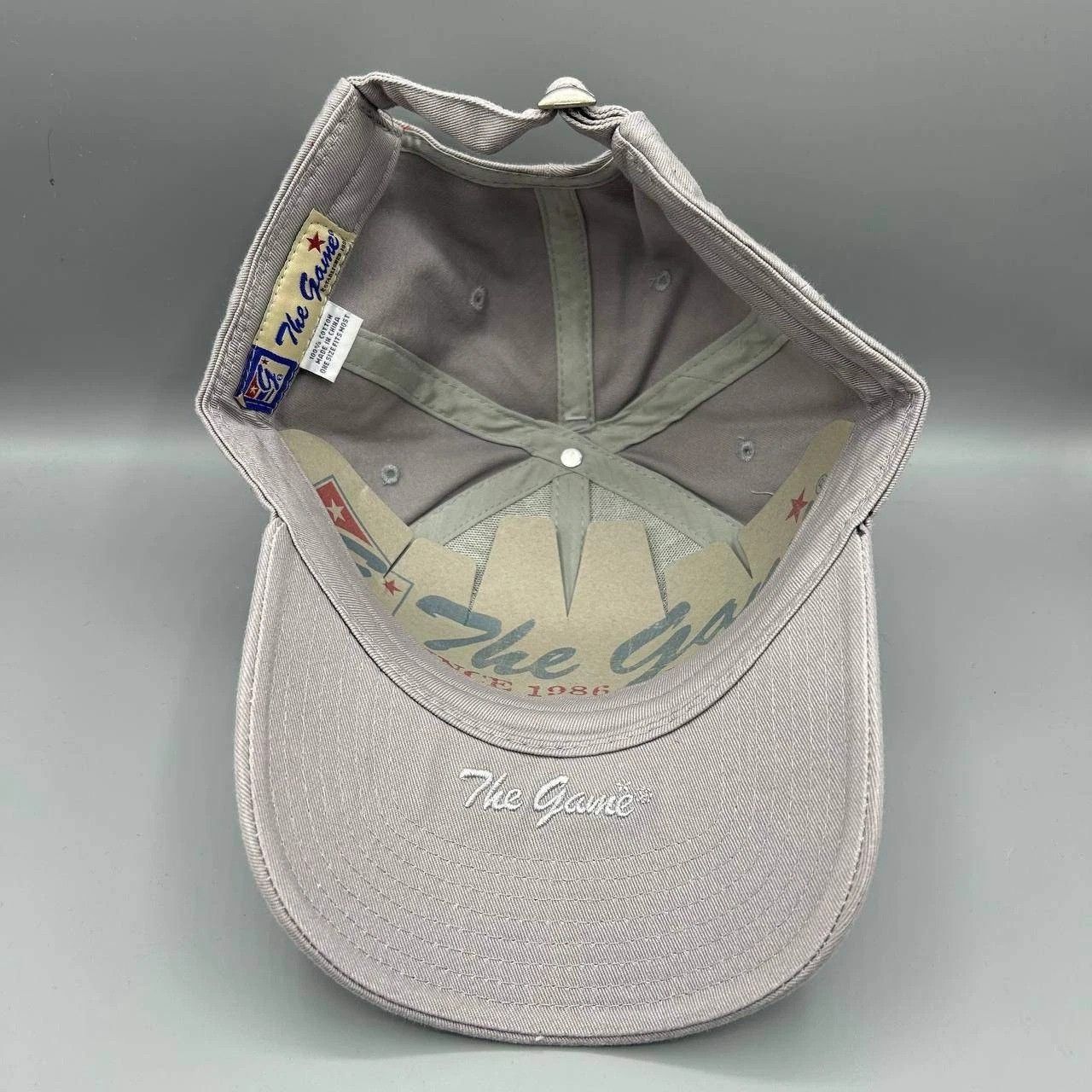 The Game Vintage Reno Aces Hat Men Gray MiLB Strap Back Cap Cotton Size ONE SIZE - 2 Thumbnail
