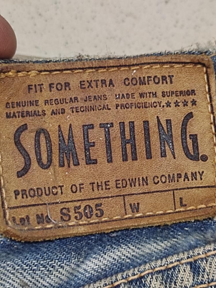 Japanese Brand × Vintage VINTAGE SOMETHING JAPANESE BRAND SELVEDGE DISTRESSED STYLE Size US 31 - 10 Thumbnail