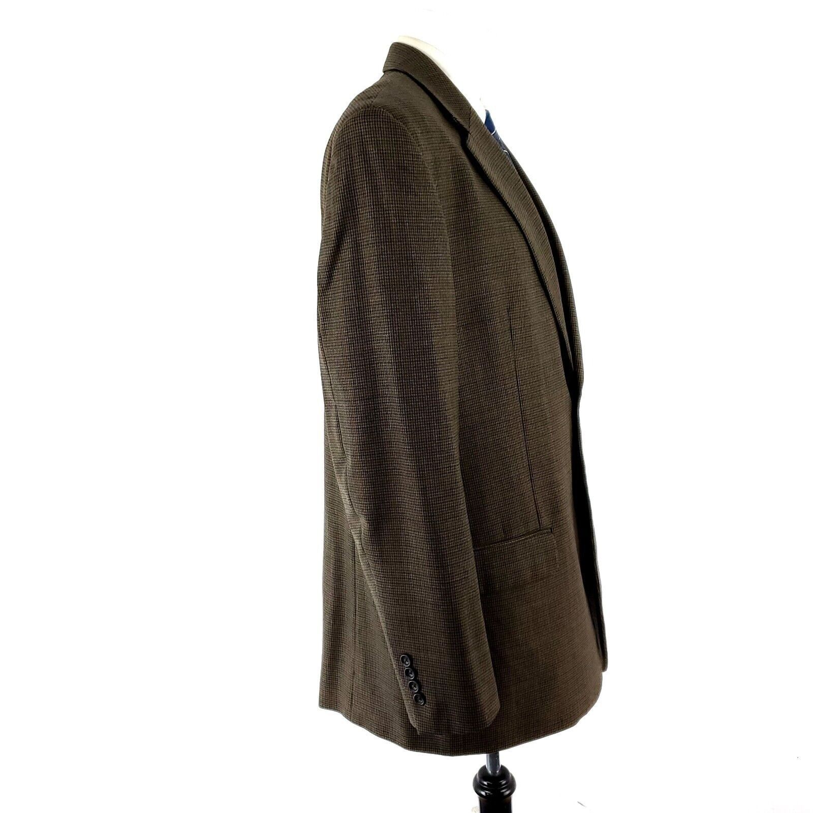 Pronto Uomo Pronto Uomo Wool 2 Button Sport Coat 44L Or Slim Fit 46L Bro Size 44L - 6 Thumbnail
