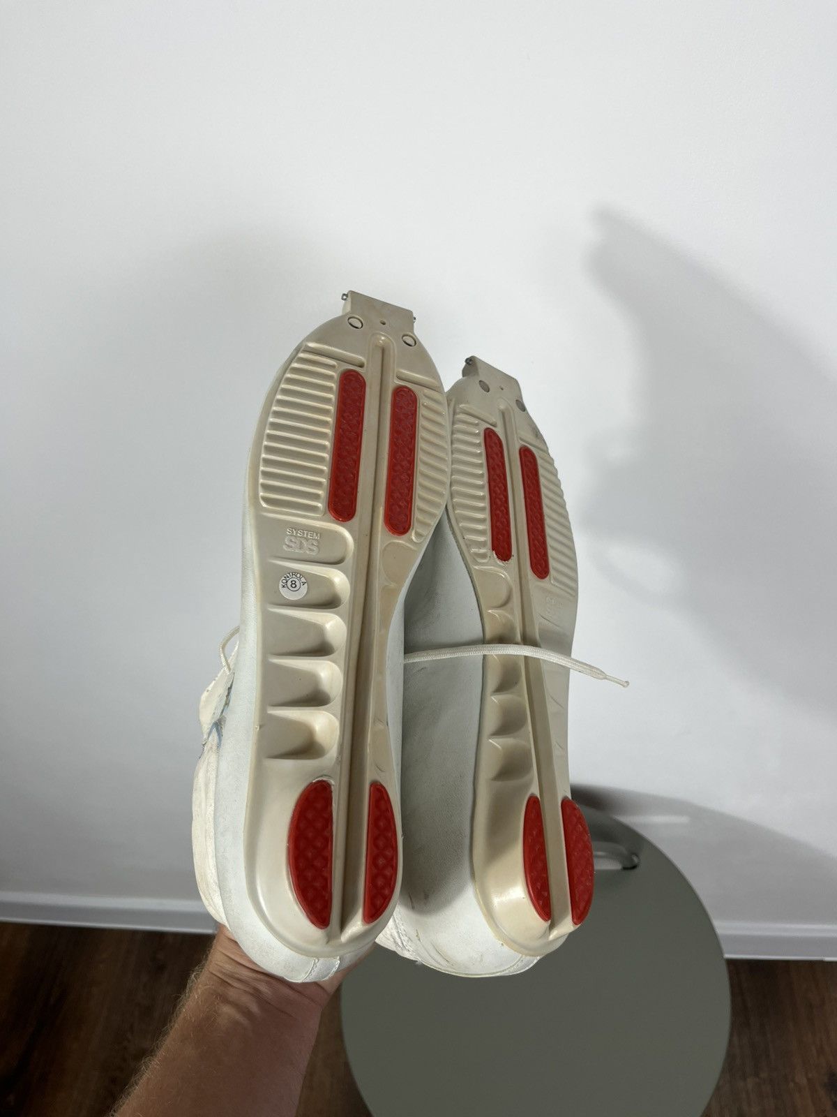 Adidas Vintage Adidas Yugoslavia White Leather Speed Skating Boots Size US 11 / EU 44 - 15 Thumbnail