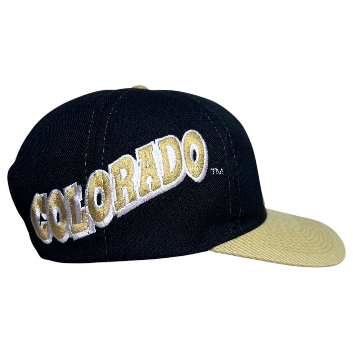 Sports Specialties Vtg Colorado Buffaloes Side Wave Sports Specialties Snapback Size ONE SIZE - 5 Thumbnail