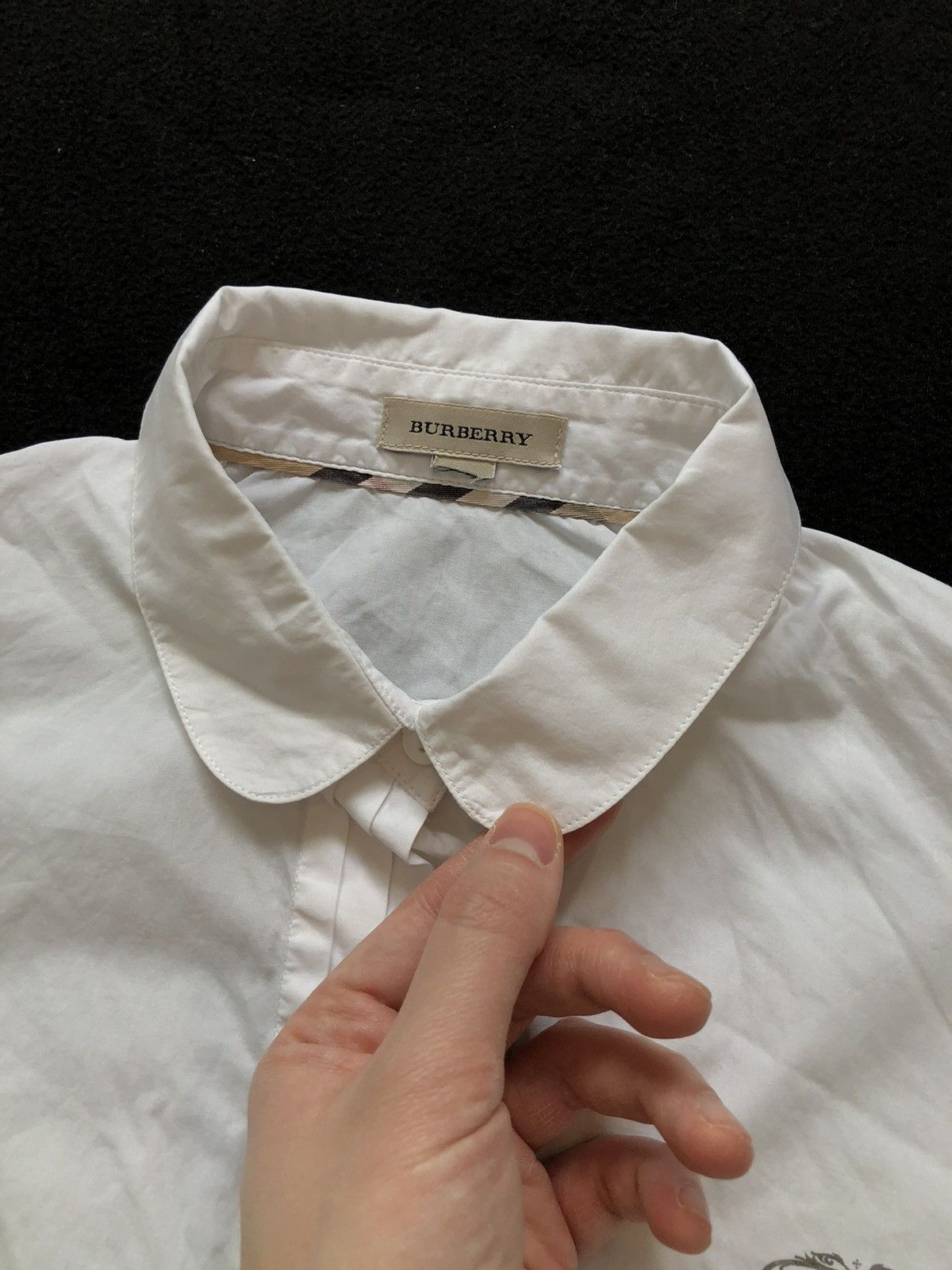 Burberry Shirt Burberry small logo white Size US XS / EU 42 / 0 - 3 Thumbnail