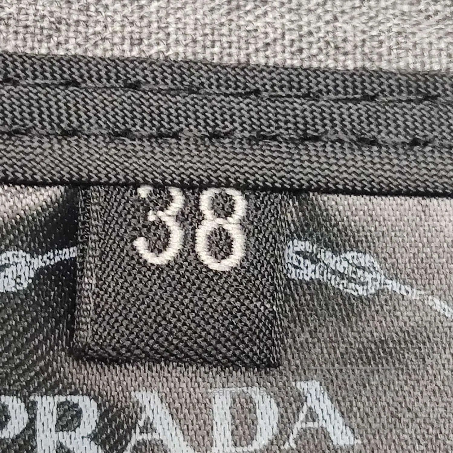 Prada Prada Gray Pleated Wool Midi Skirt . Size 37" - 6 Thumbnail