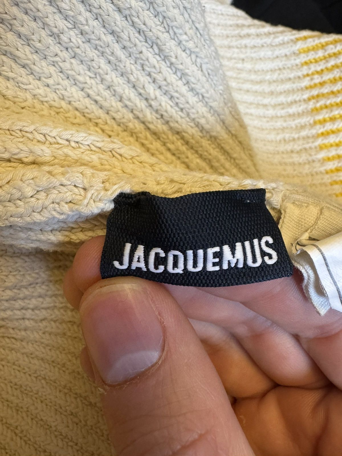 Jacquemus JACQUEMUS "Limone" Ribbed Cardigan Size US XL / EU 56 / 4 - 8 Thumbnail