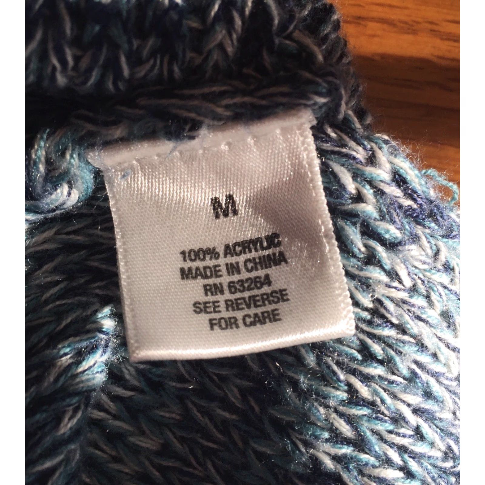 Vintage Dressbarn Womens Knit Sweater Long Sleeve Light Blue Medium B339 Size M / US 6-8 / IT 42-44 - 4 Thumbnail