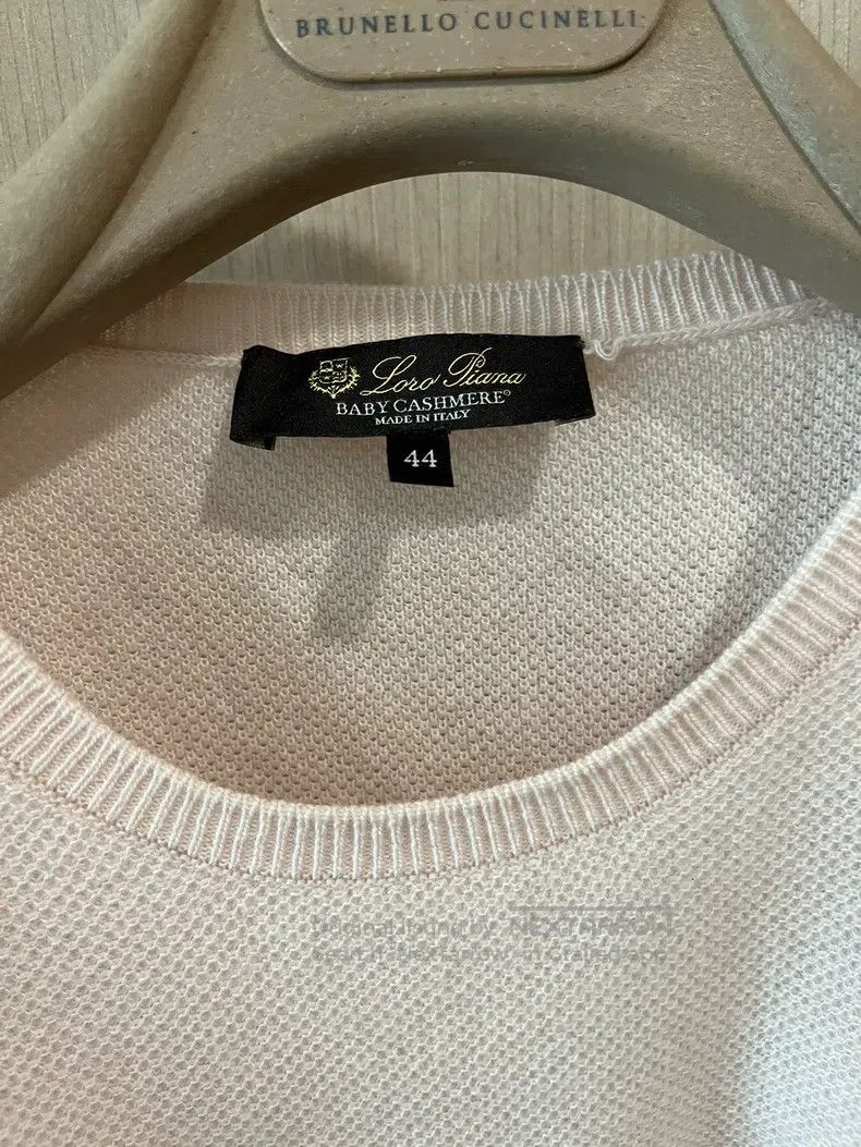 Loro Piana Loro Piana 2023 Cherry Blossom Pink Cashmere Knit Top Size M / US 6-8 / IT 42-44 - 4 Thumbnail