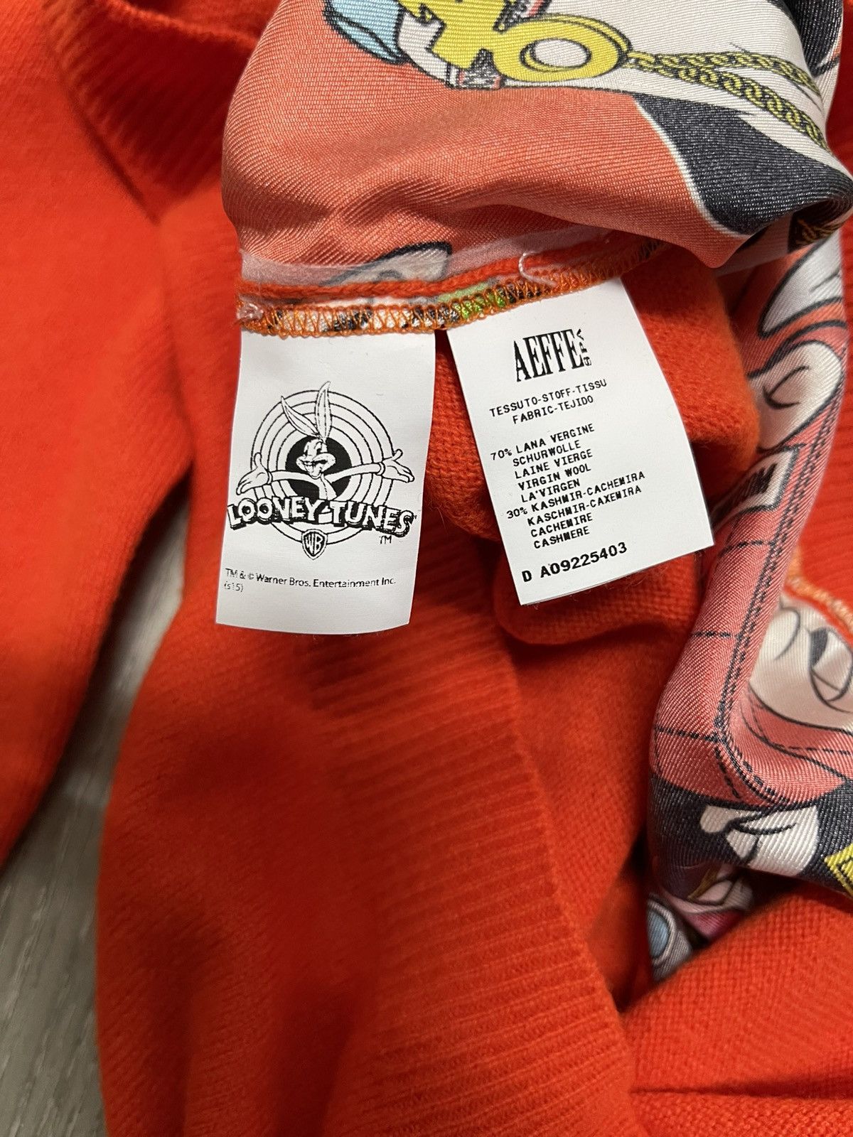 Moschino Moschino x Looney Tunes Silk Print & Wool Slik Knit Size M / US 6-8 / IT 42-44 - 11 Thumbnail