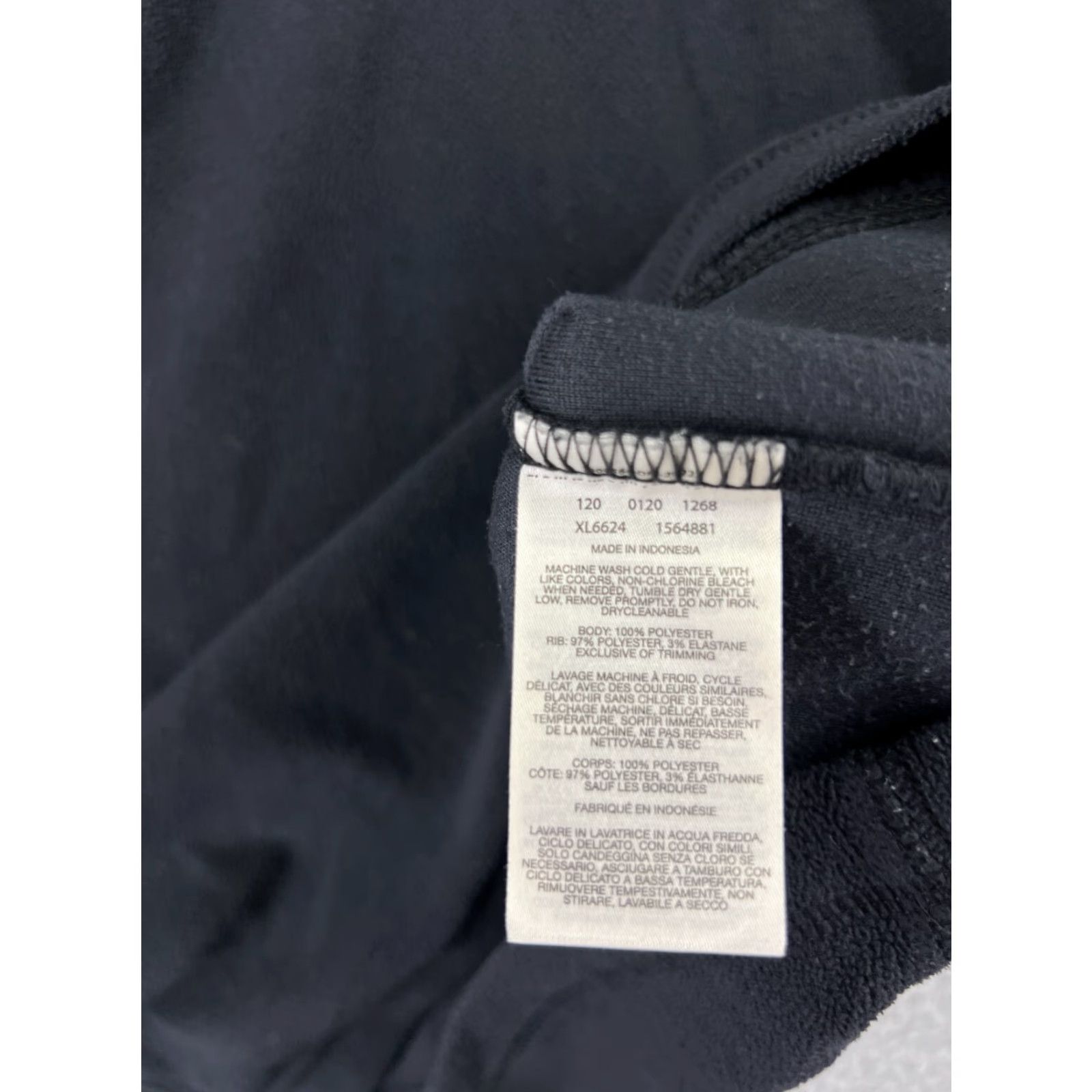 Vintage Columbia Jacket Womens Large Black Full Zip Mock Neck Fleece Cozy All Seasons Outdoor Logo Embroidered Regular Size L / US 10 / IT 46 - 4 Thumbnail