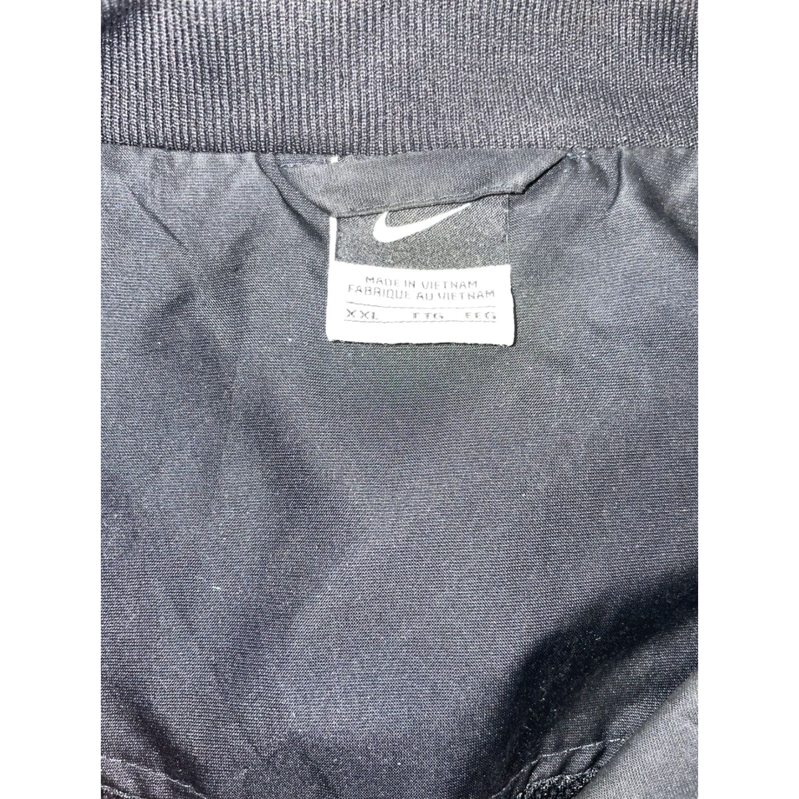 Nike Nike Polyester Black/White Full Zip WindBreaker Track Style Jacket Mens 2XL Size US XXL / EU 58 / 5 - 6 Thumbnail
