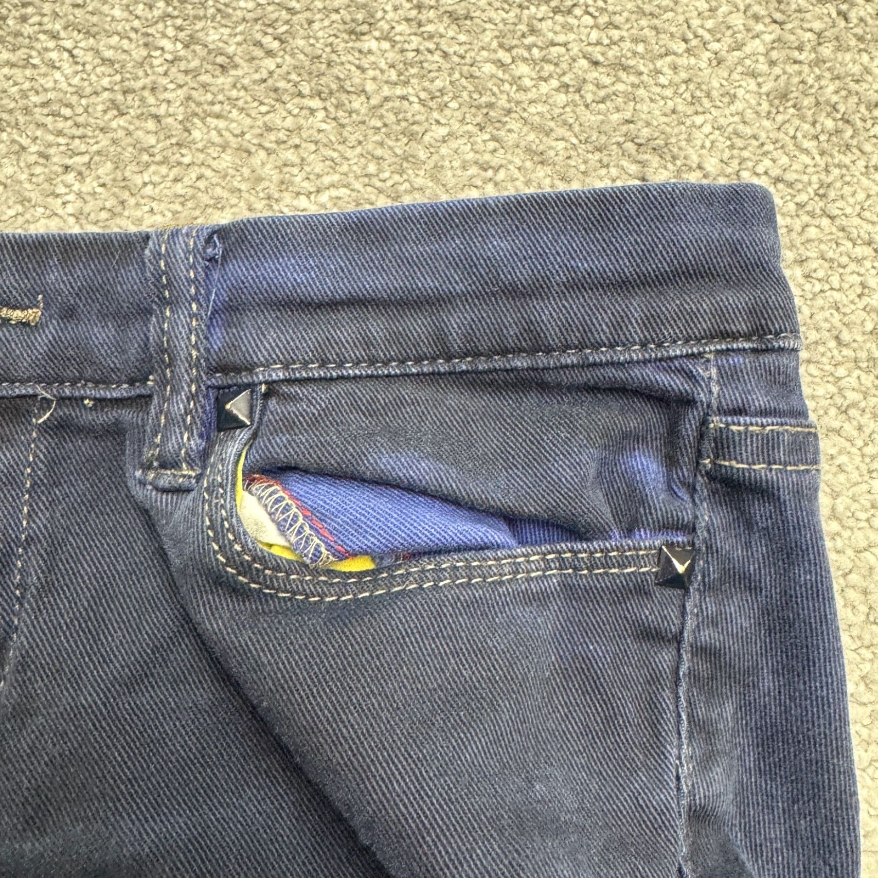 Vintage BLANKNYC Jeans Womens 28 Skinny Denim Blue Dark Wash Stretch Cotton 5-Pocket Regular Size 28" / US 6 / IT 42 - 5 Thumbnail