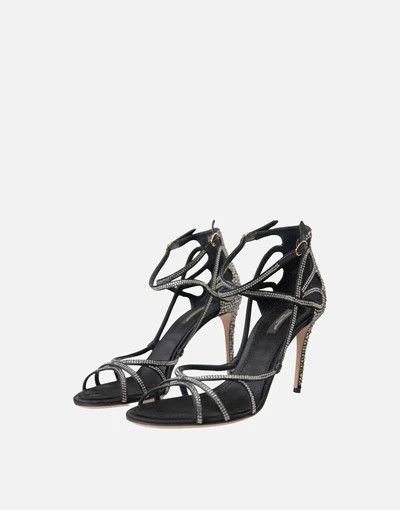 Dolce & Gabbana o1y0925 Ankle Strap Sandals in Black Size US 8.5 / IT 38.5 - 3 Thumbnail