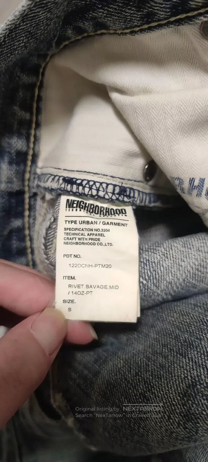Neighborhood Neighborhood size S Studded Denim King Size US 27 - 6 Thumbnail