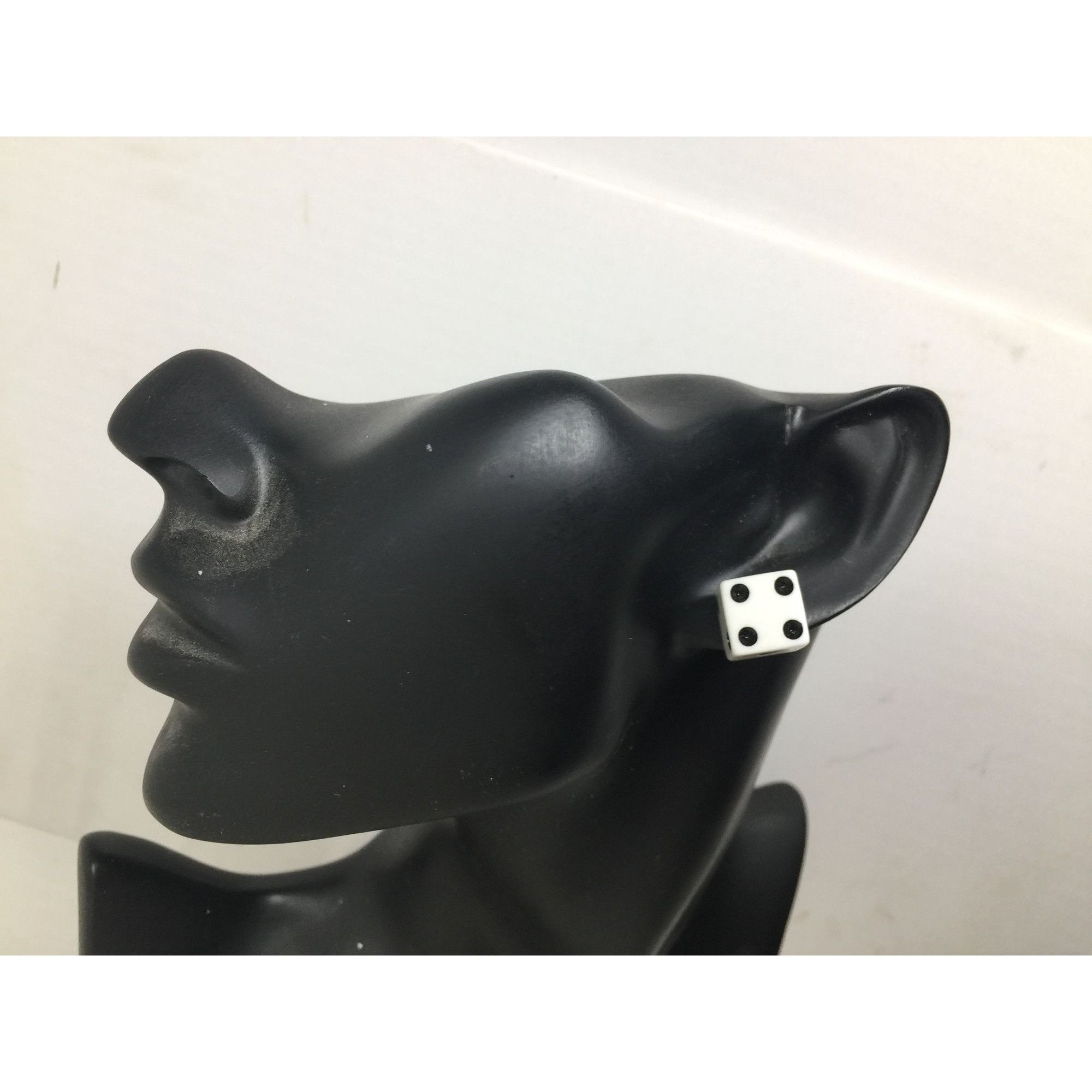 Other Women's Black and White Cube Dice Stud Earrings Size ONE SIZE - 7 Thumbnail