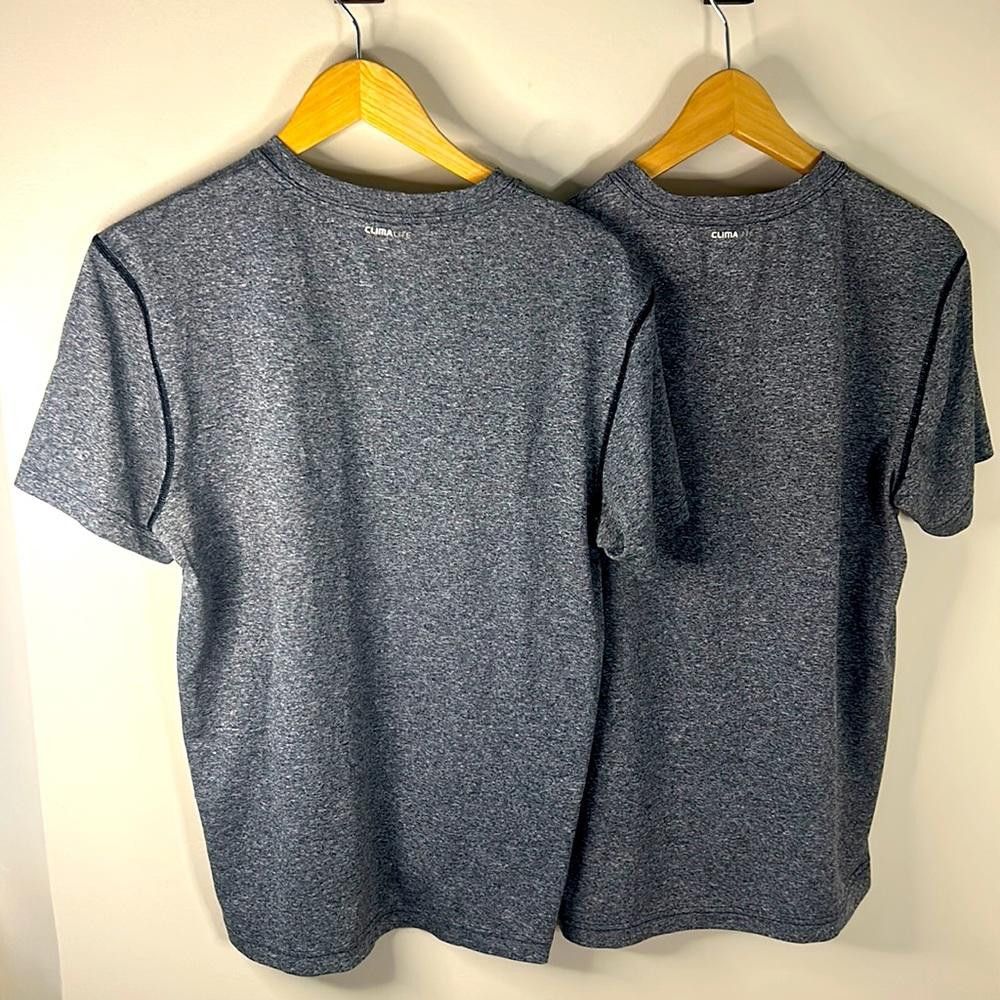 Adidas Adidas - SS Crew Performance T- Lg -Grey Melange - Climalite Size US L / EU 52-54 / 3 - 4 Thumbnail